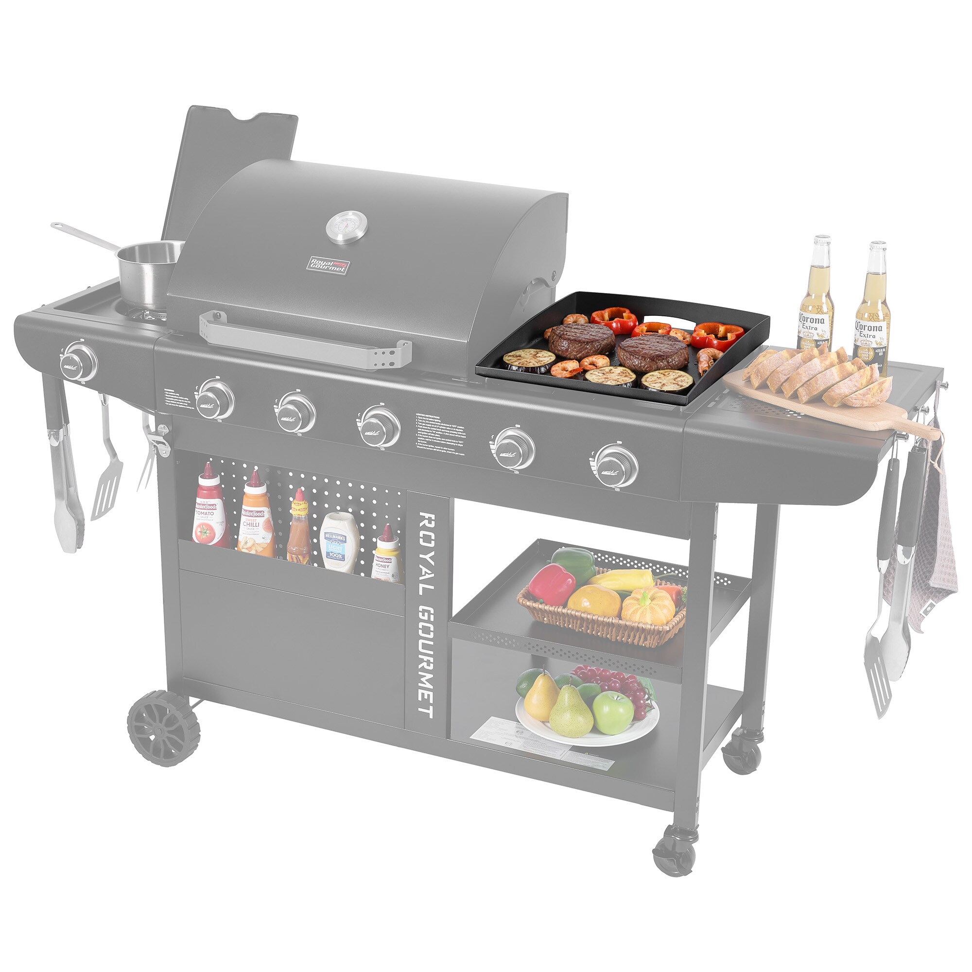 Royal Gourmet BP1501 Grill-Toppers - View #2