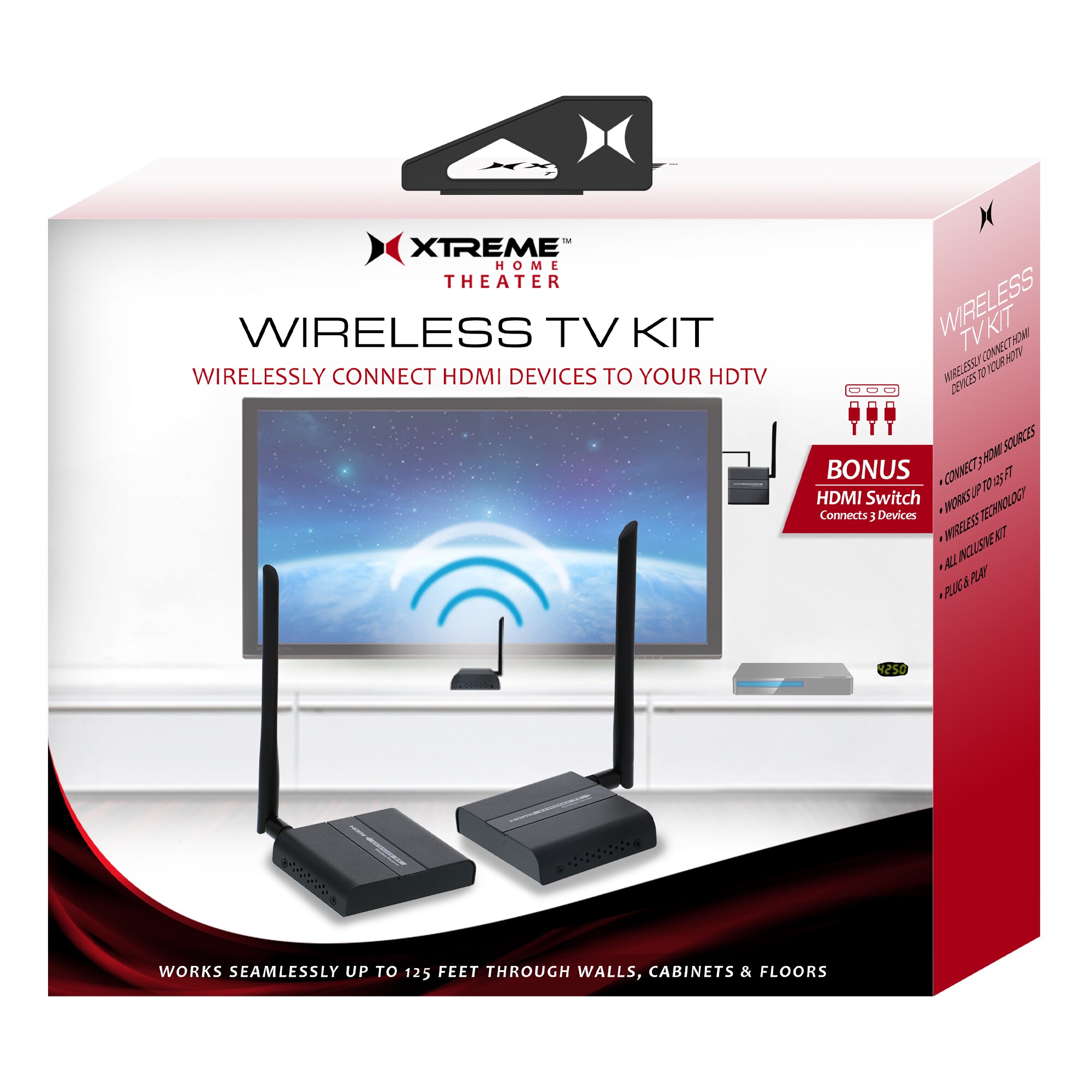 Xtreme XHV1-1020-BLK Wireless TV Kit