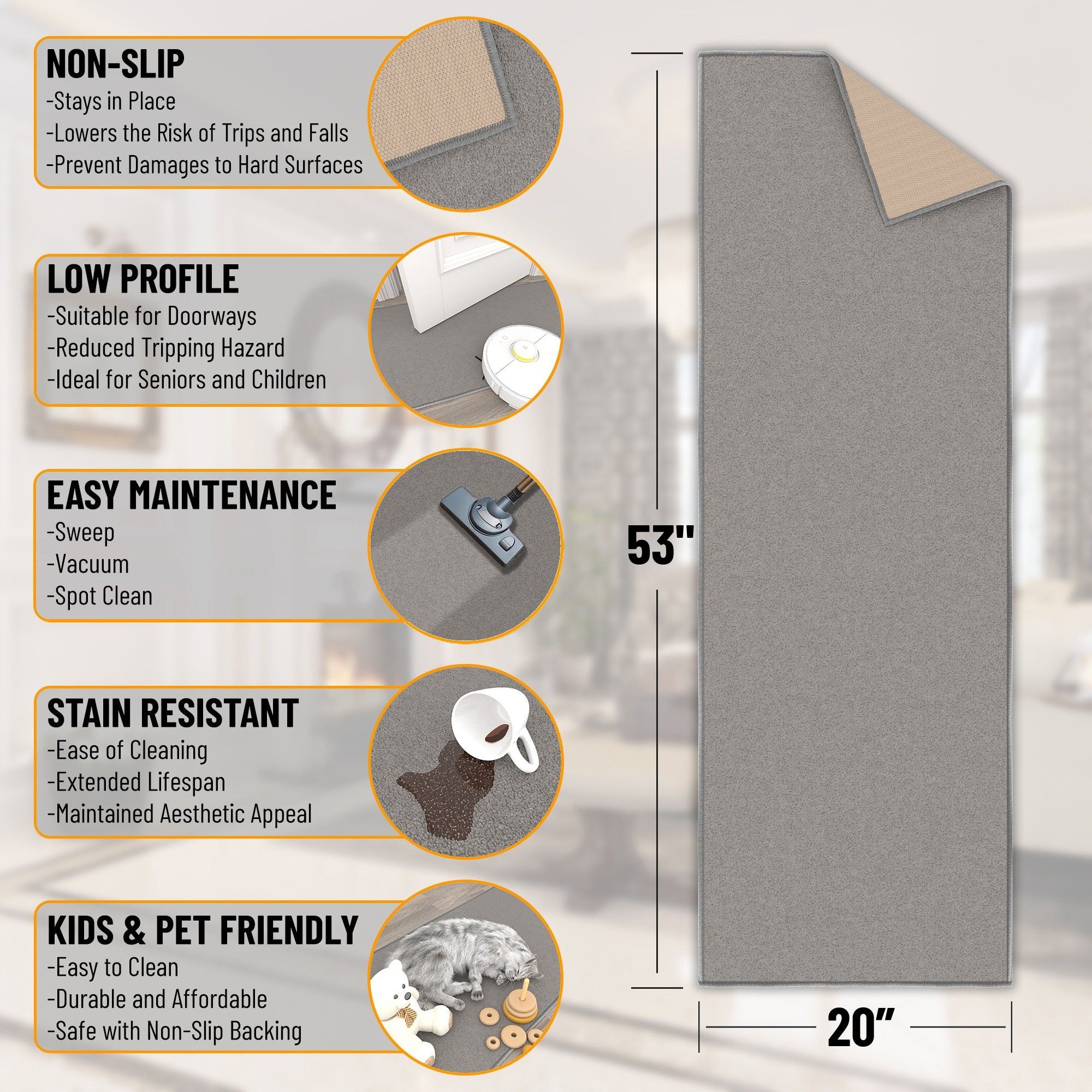 Ottomanson EMY9503-20X59 rugs - View #3