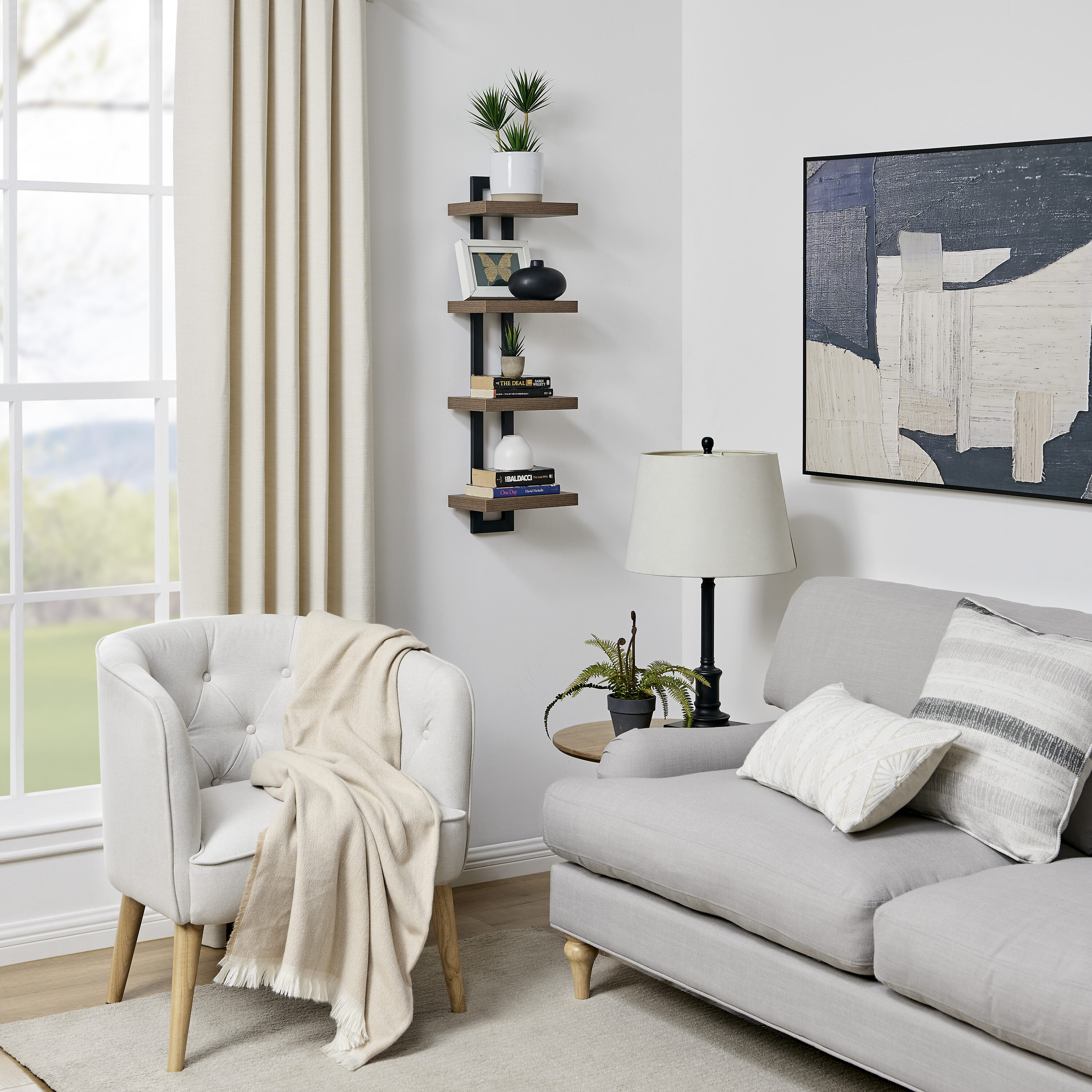 Danya B. GH2220WN Wall-Mounted-Shelving - View #10