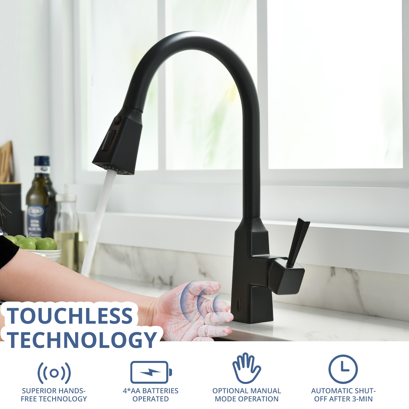 Fapully FA-B-1010B-IS Kitchen-Faucets - View #2