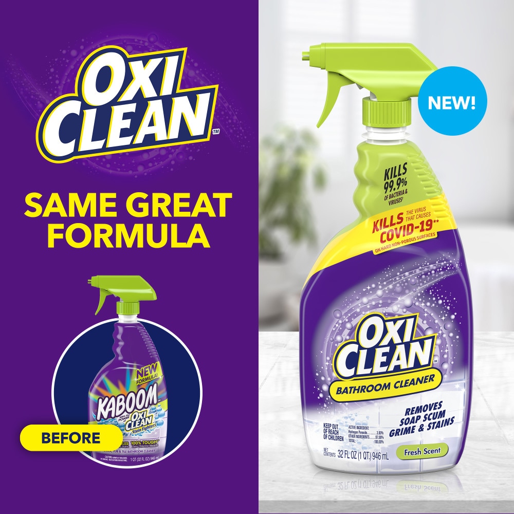 Scrub Free 32 oz. Foaming Restroom Cleaner / Soap Scum Remover with OxiClean