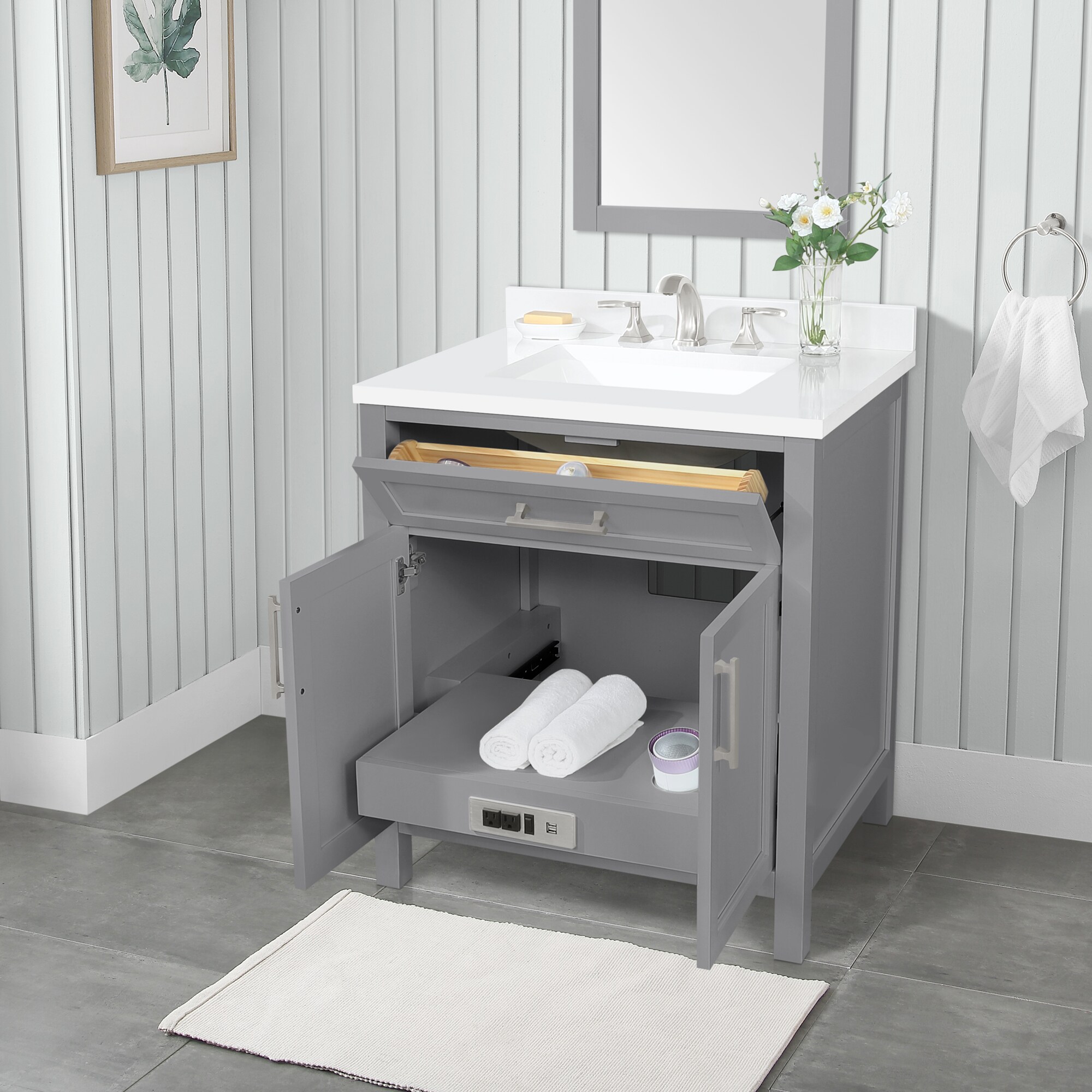 allen + roth BRINKHAVEN-30AG Bath-Vanity-Combo - View #4