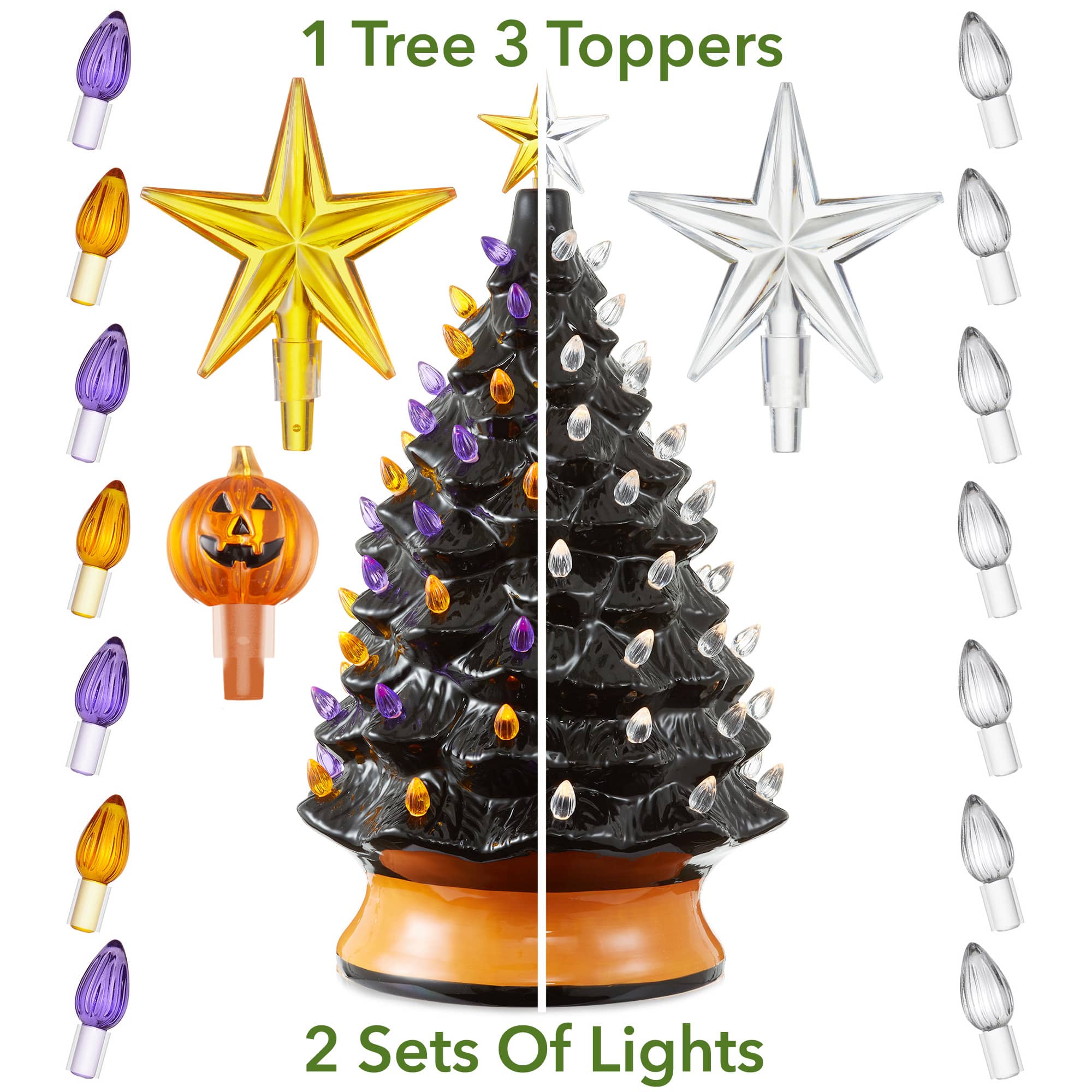 Casafield SZN-TR-9247-BLK Artificial-Christmas-Trees - View #2