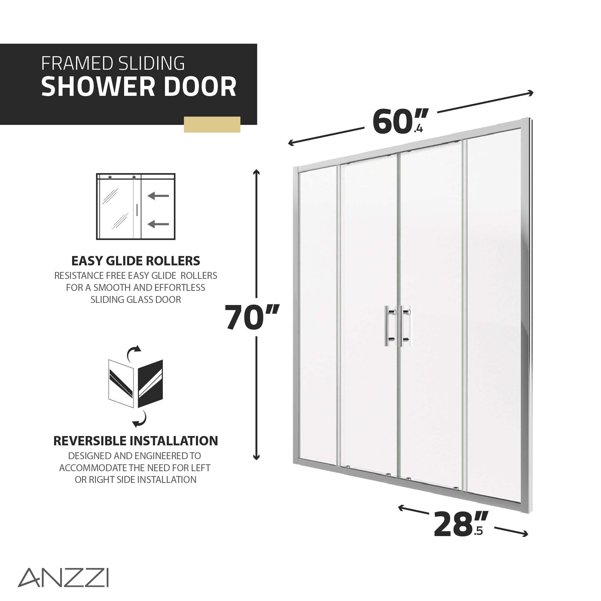 ANZZI SD-AZ15-01CH Shower-Doors - View #5