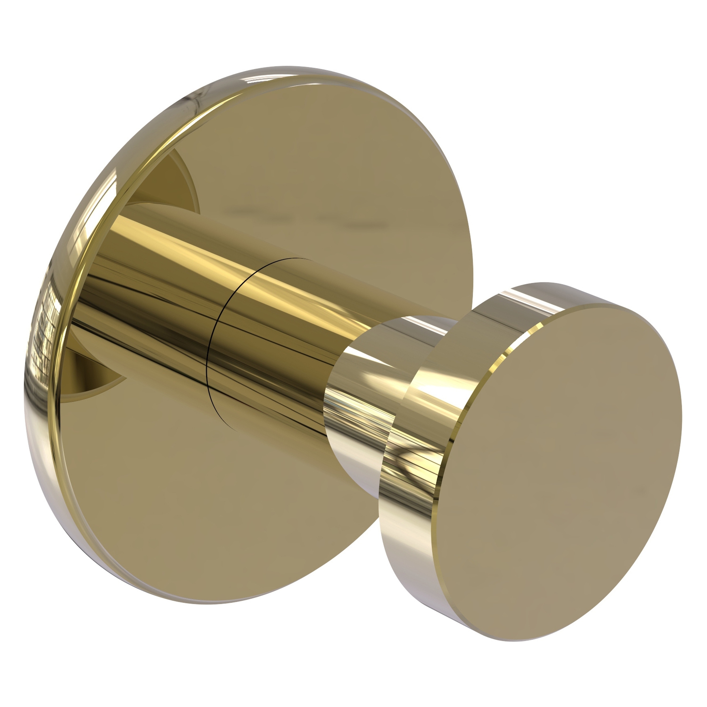 Allied Brass FR-20-UNL Fresno Unlacquered Brass Single -Hook Wall mount Towel Hook
