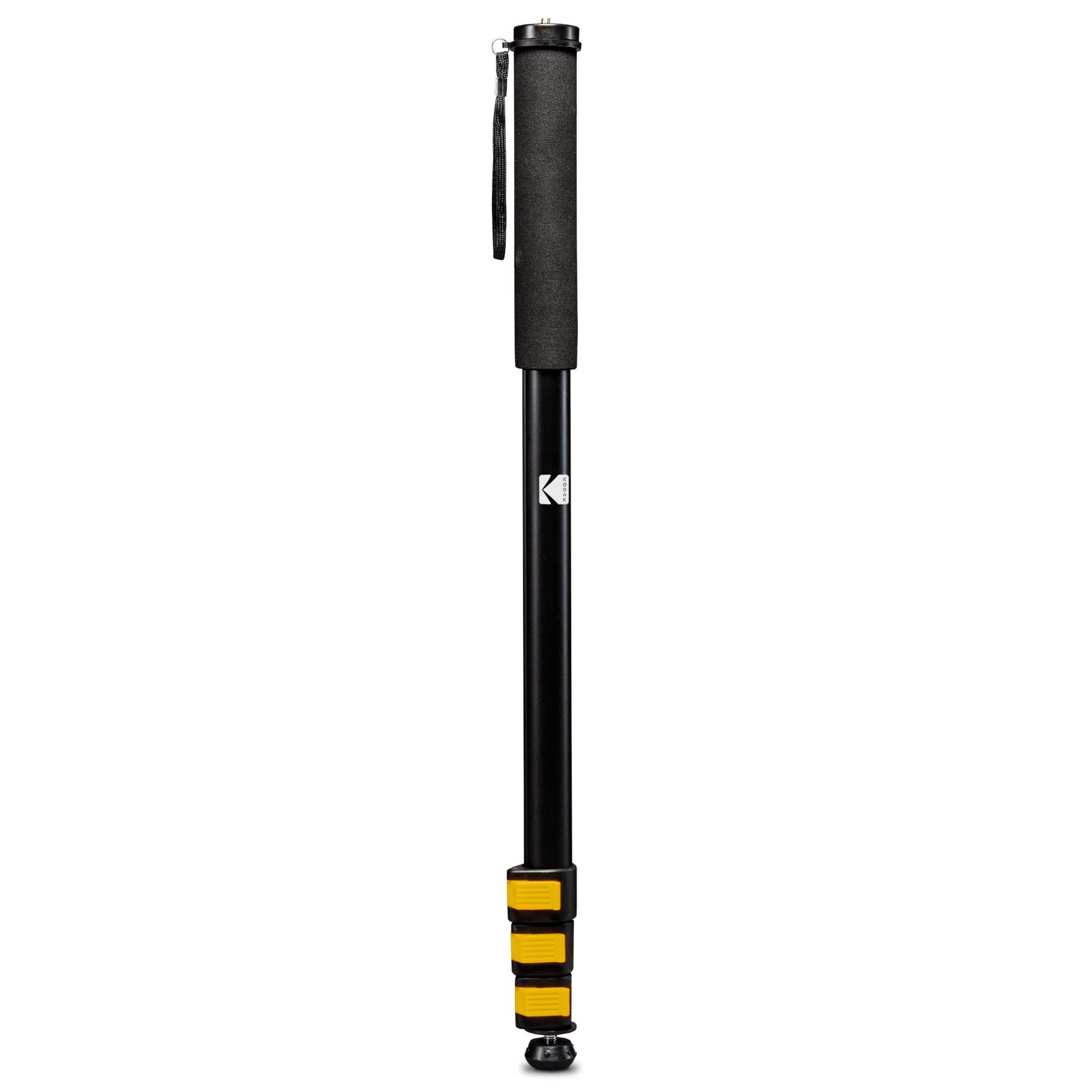 Kodak Photogear 72 In Portable Camera Monopod, 21 In To 72 In, Aluminum Monopod with Wrist Strap and Case #ROCPGMON72