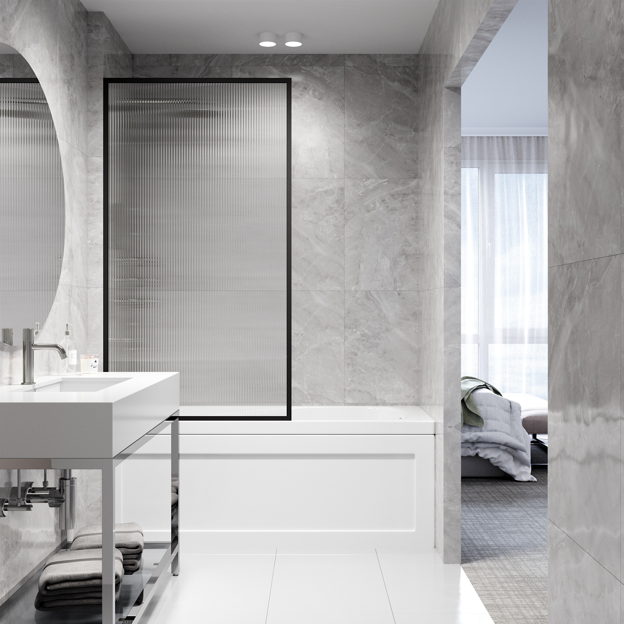 VIGO VG6077MBFL3462 Bathtub-Doors - View #6