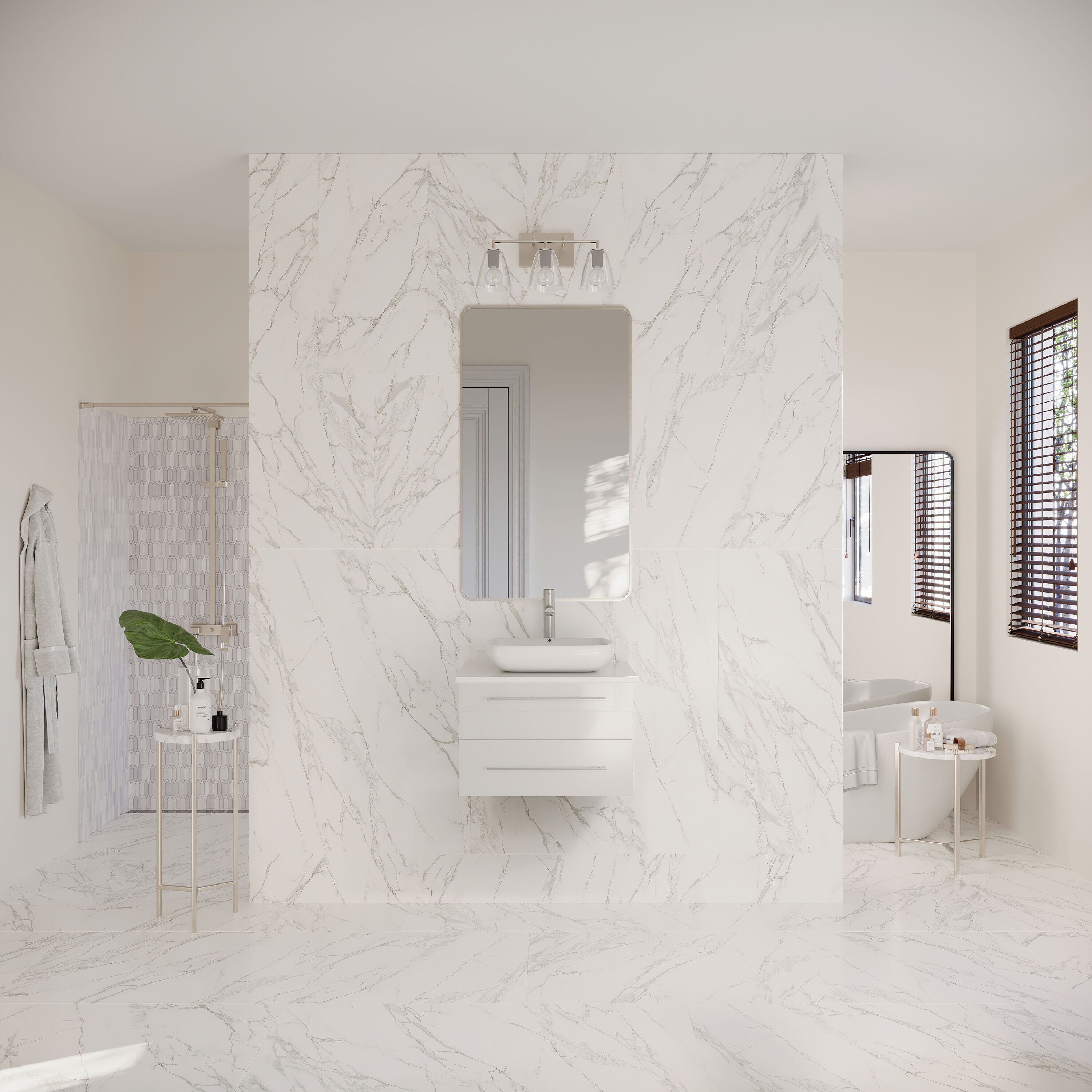 Fresca FCB6124WH-VSL-CWH-V Bath-Vanity-Combo - View #4