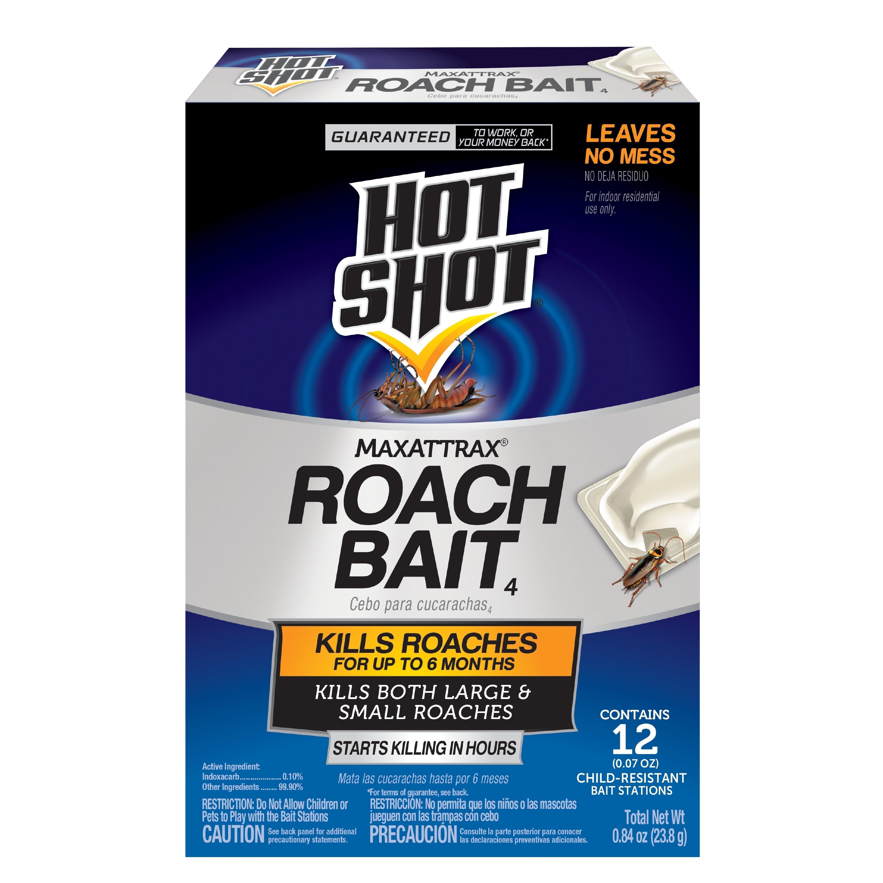 Raid Double Control Small Roach Baits Plus Egg Stoppers 12+3 ct