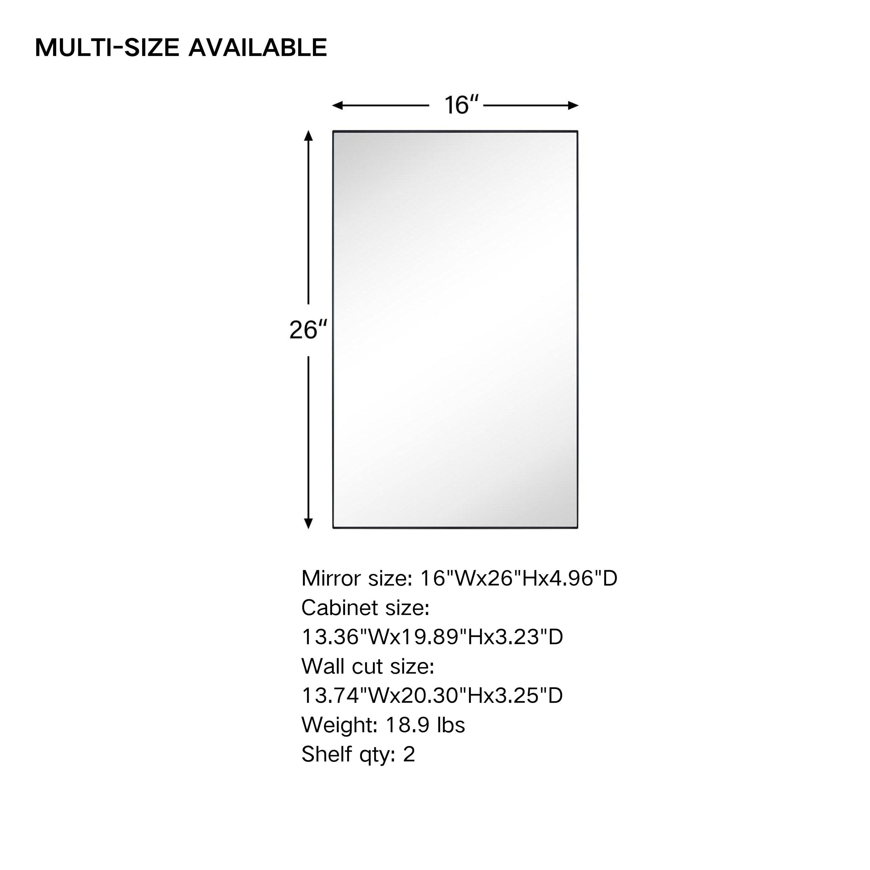 TEHOME GC-00735 Bathroom-Medicine-Cabinets - View #5