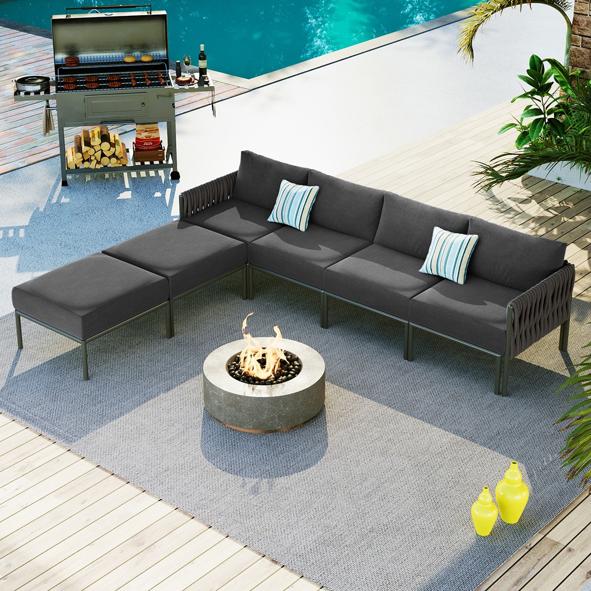 Mondawe MA-FG704211AAE Patio-Sofas-Daybeds - View #3