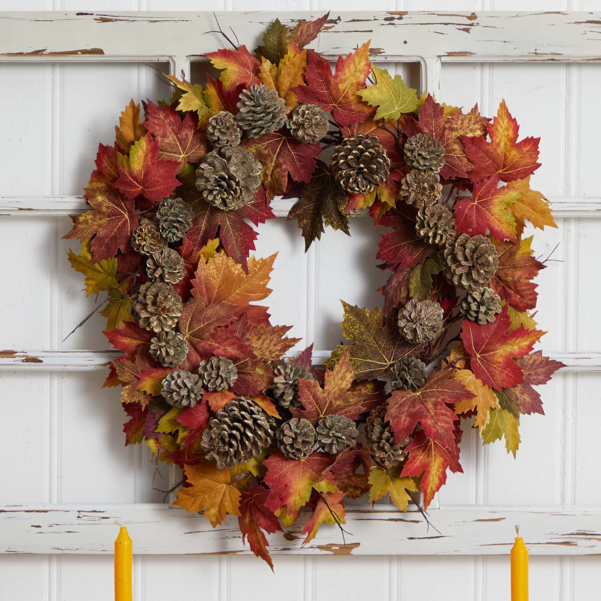 Nearly Natural 4150 Artificial-Thanksgiving-Wreaths - View #4