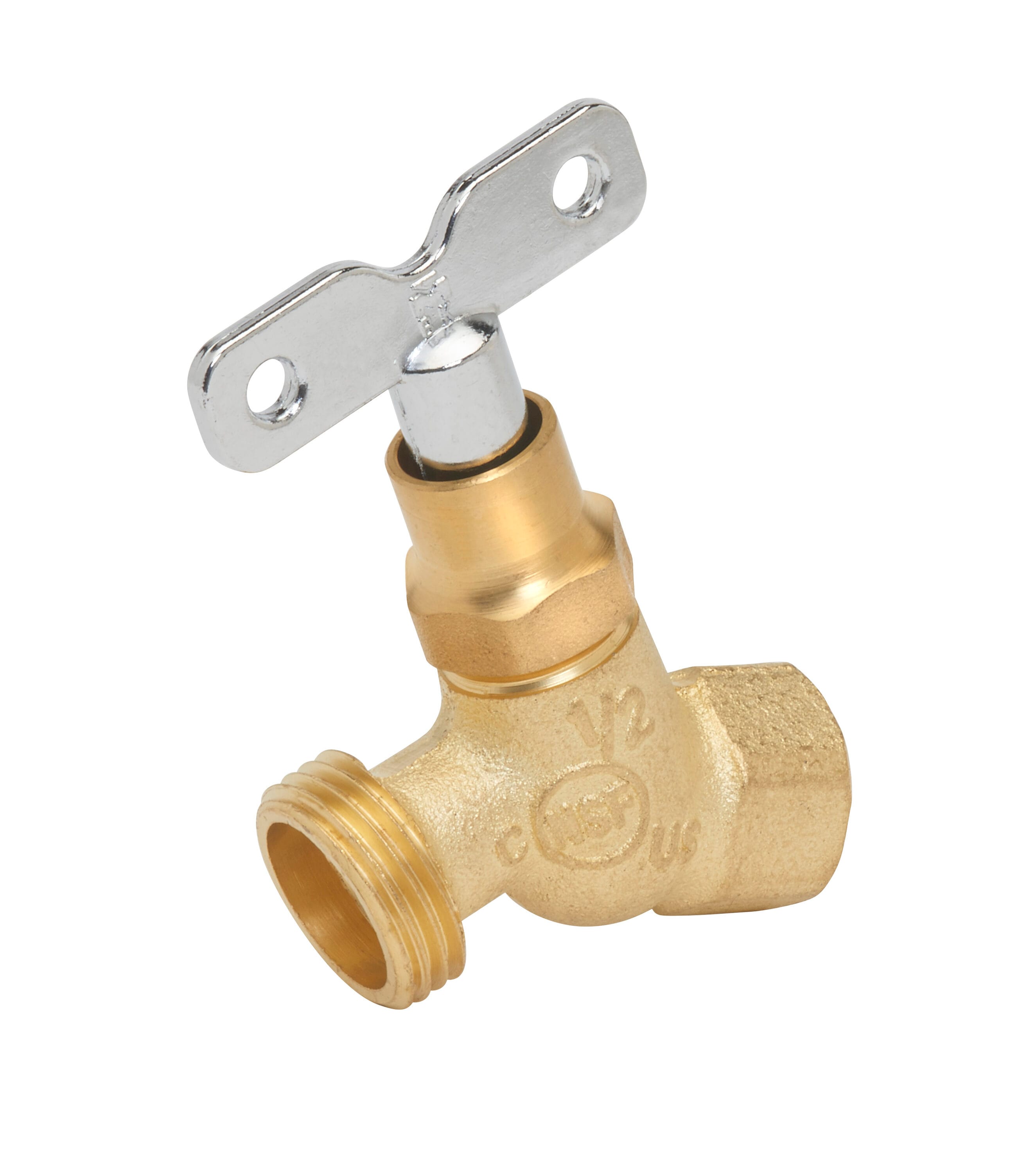 ProLine 102-434HC 3/4-in FIP Brass Multi turn Hose bibb