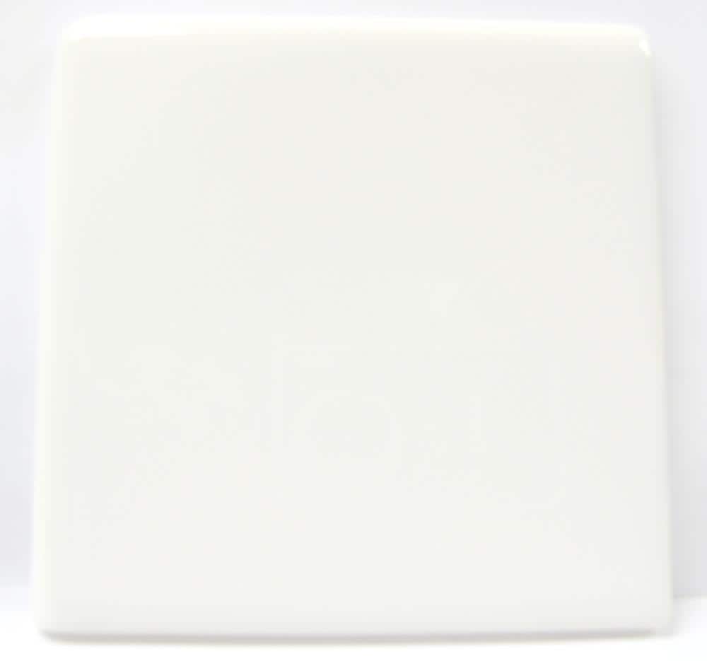 American Olean SL10SC4449HCBP Starting Line White Gloss 4-in x 4-in Glazed Ceramic Bullnose Tile ( 0.12-sq ft / Piece )