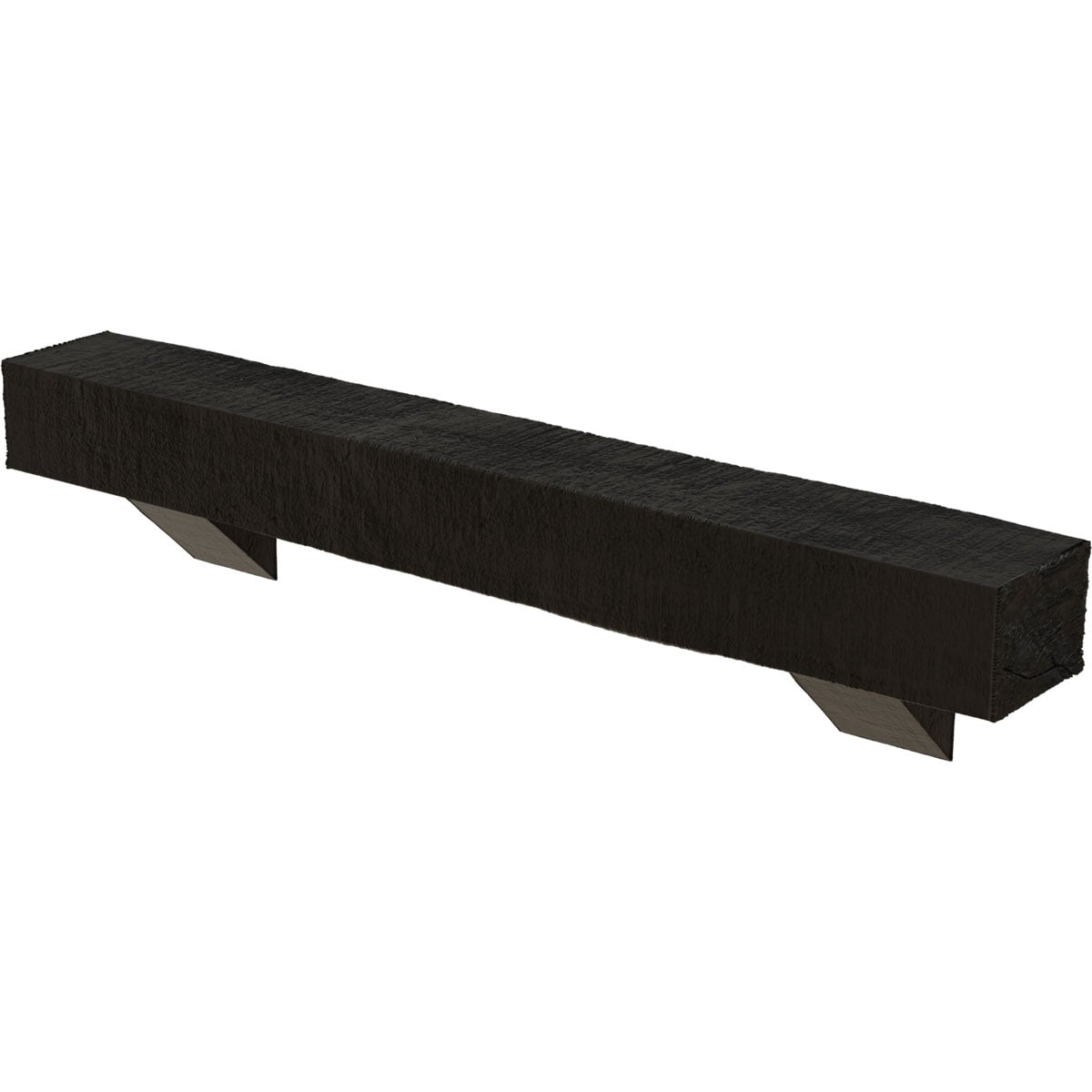 Ekena Millwork MANURC06X08X60BKBC Mantel-Shelves - View #3