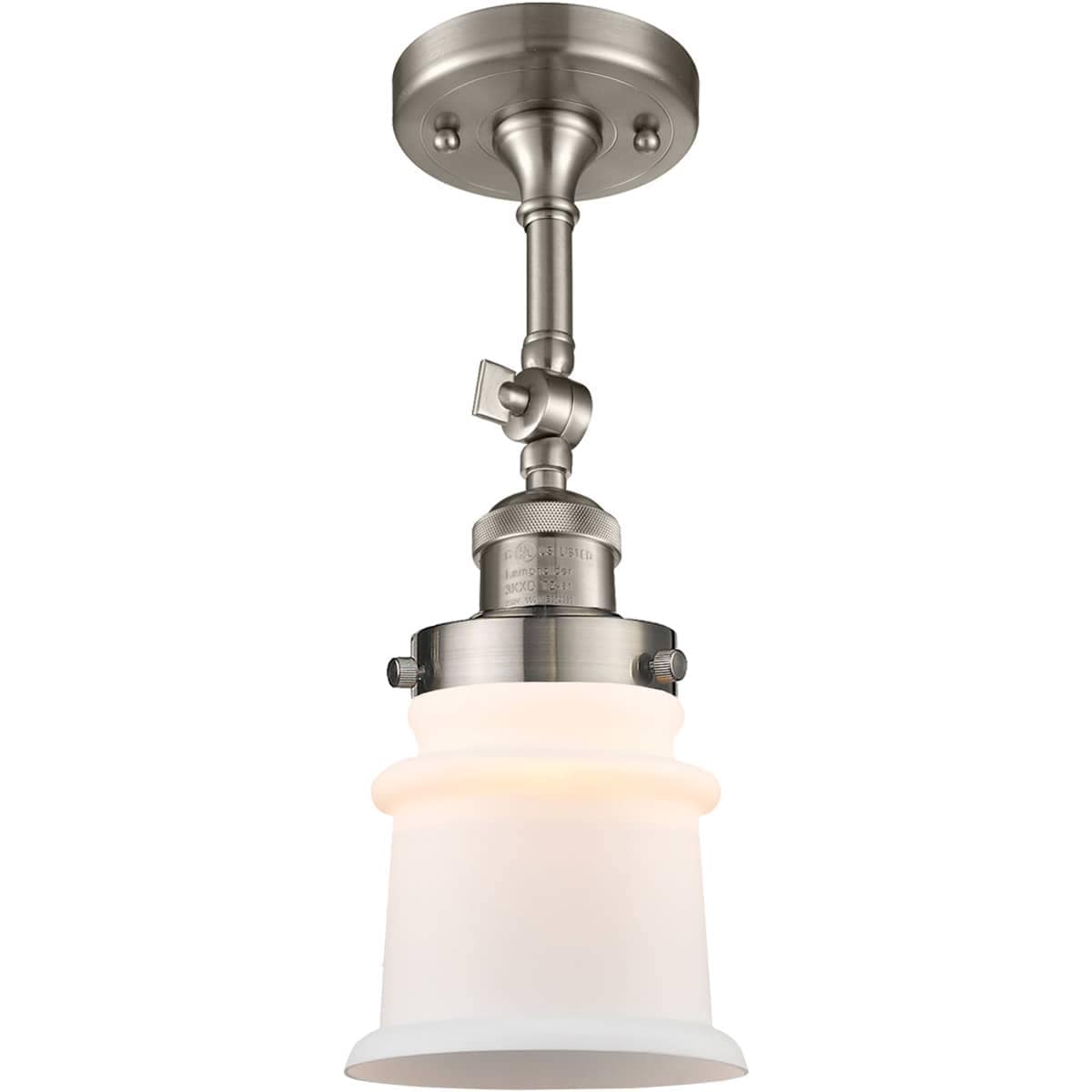 Innovations Lighting 1743073 201F-SN-G181S-LED Franklin Restoration Small Canton