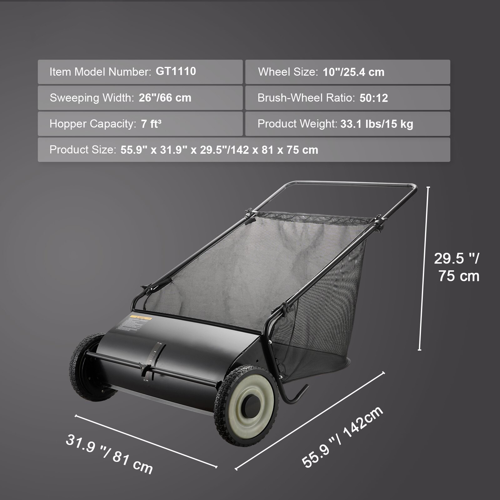 GIVIMO CJWLSGMVSS516 lawnsweeper - View #3