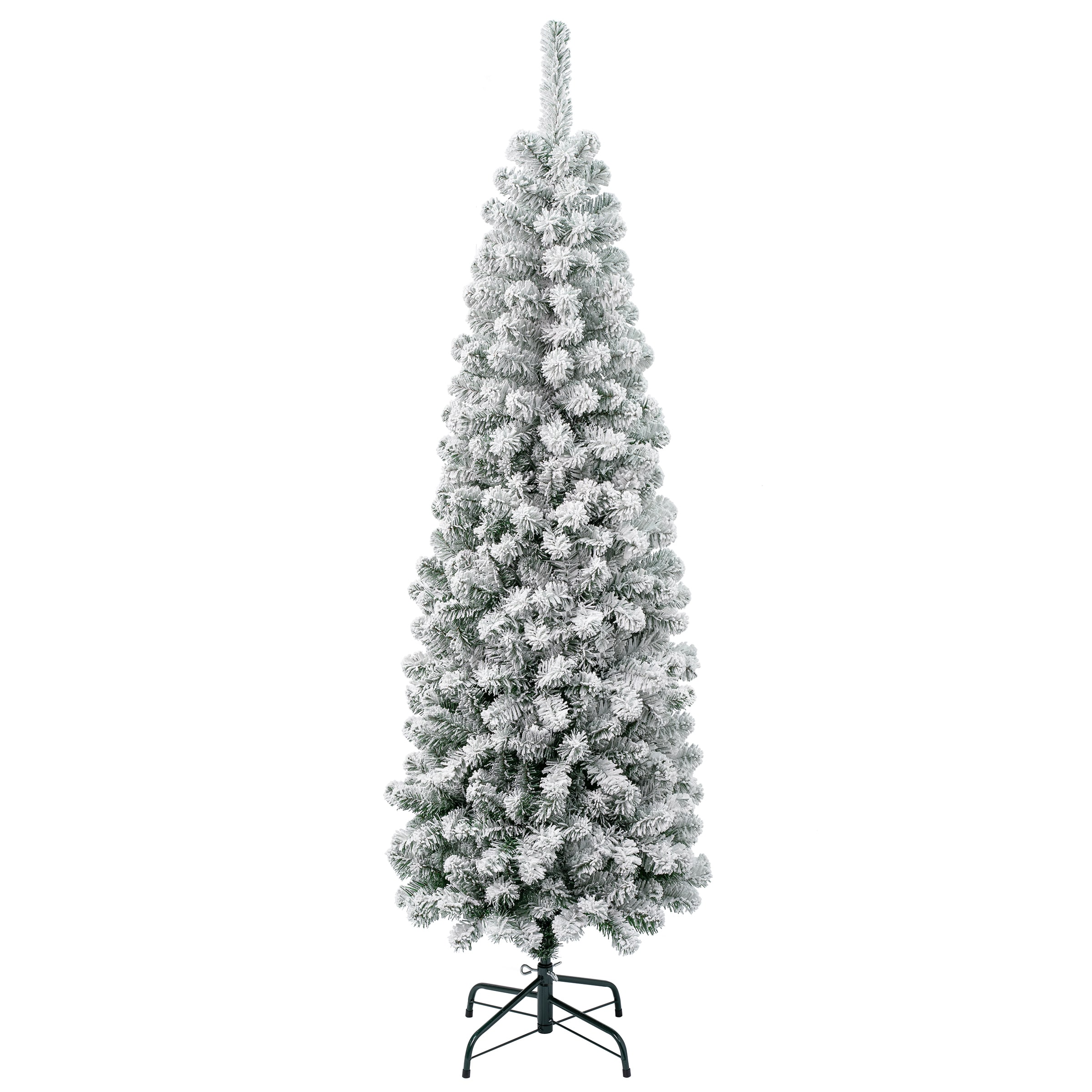 National Tree Company AC100-504-60F 6-Feet Pencil Flocked Artificial Christmas Tree