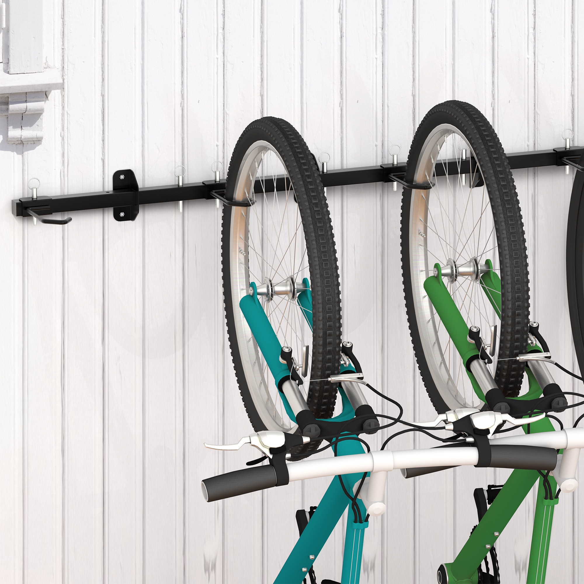 Sttoraboks 5-Bike Horizontal Bike Hook in the Bike Racks & Storage  department at