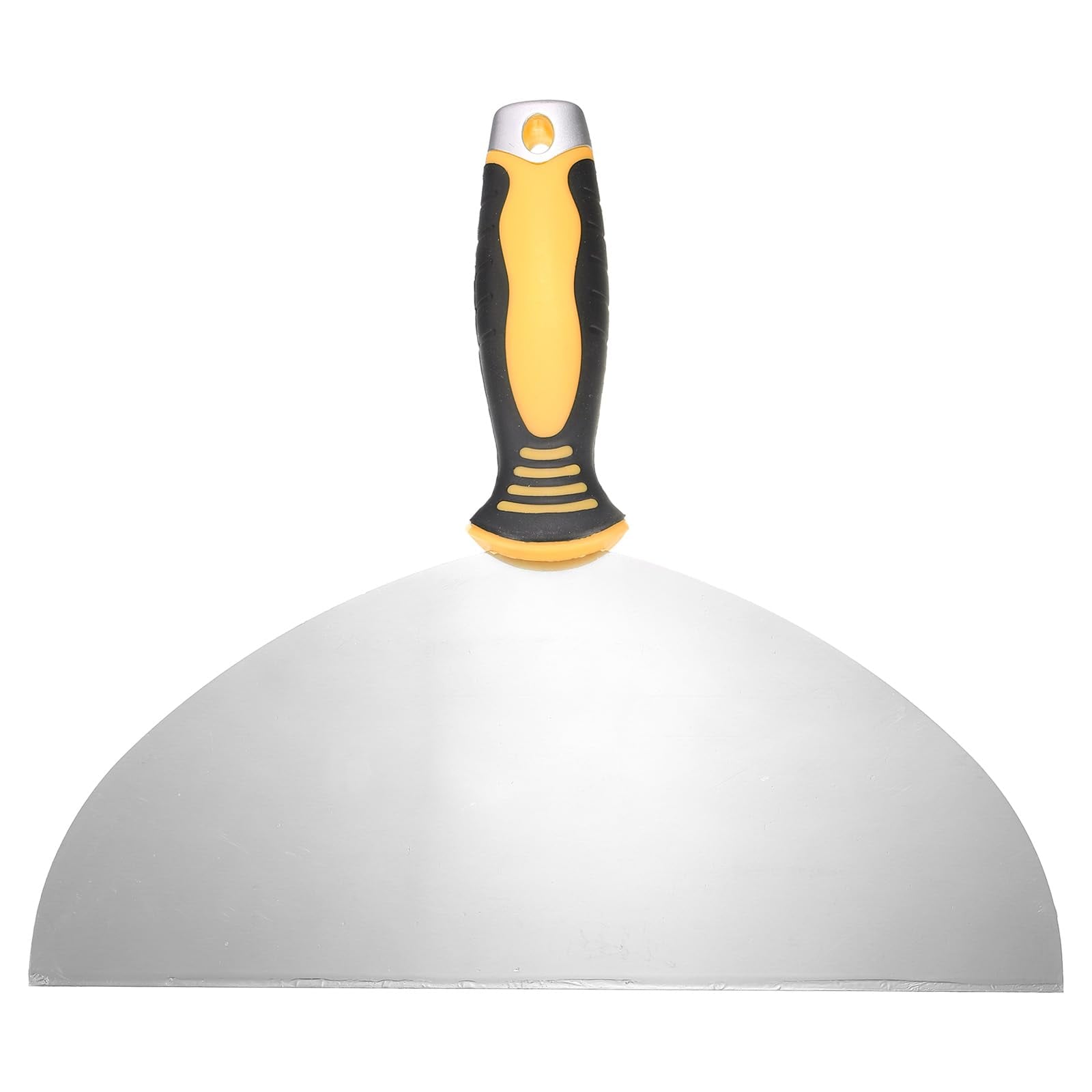 Afoxsos  10 Inch High Carbon Steel Putty Knife Paint Scraper with Flexible Blade and Metal Hammer End for Drywall Repair and Wallpaper Removal