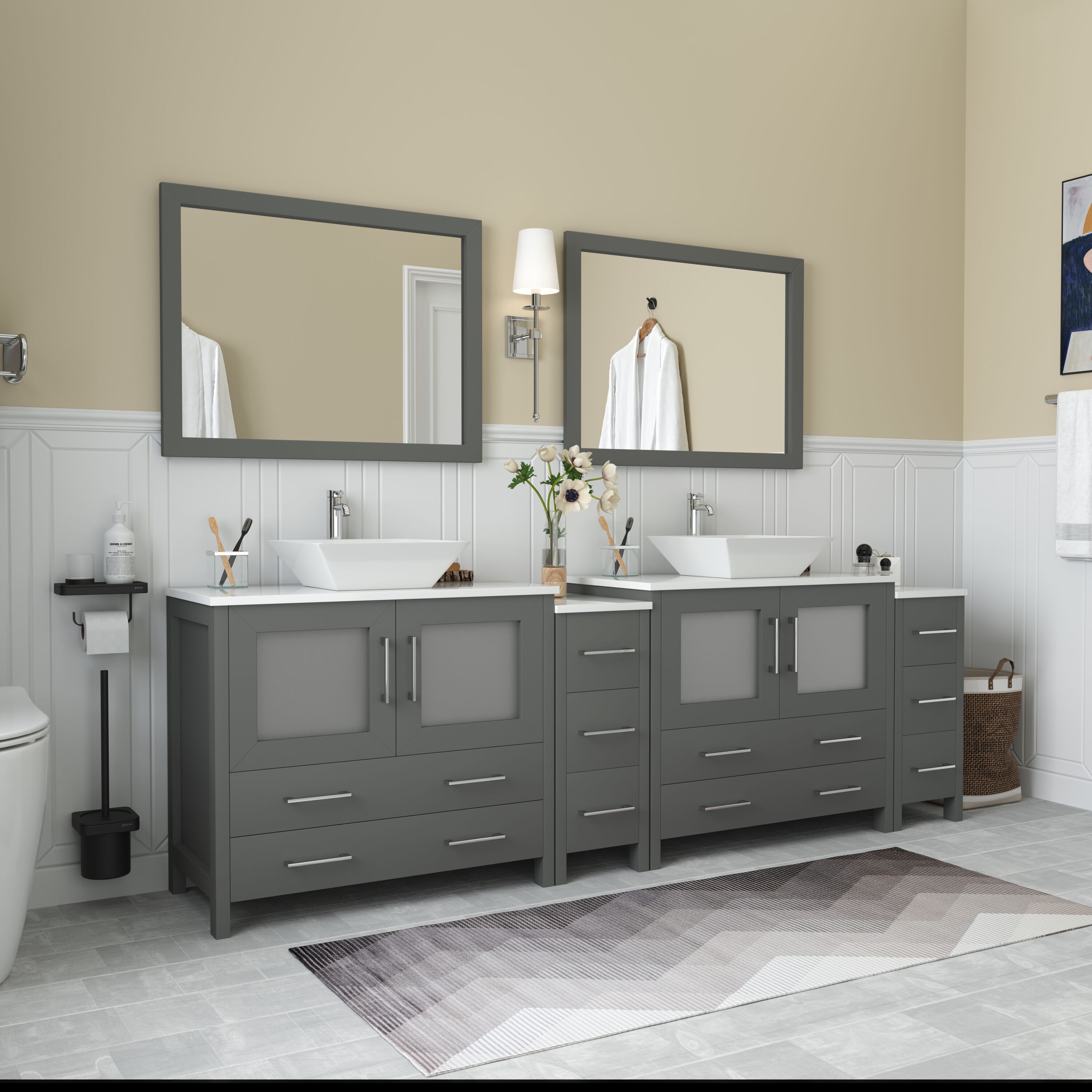 Vanity Art VA3136-96G Bath-Vanity-Combo - View #9