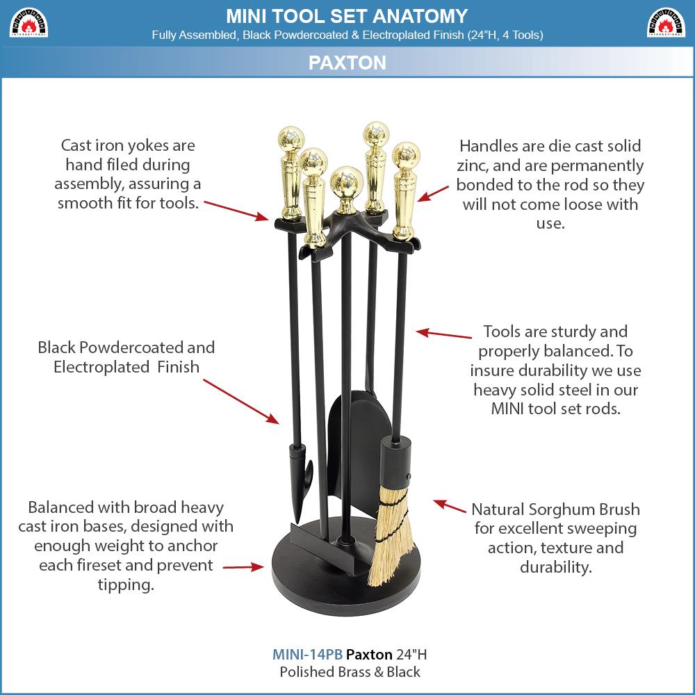 Minuteman International MINI-14PB Fireplace-Tools - View #2