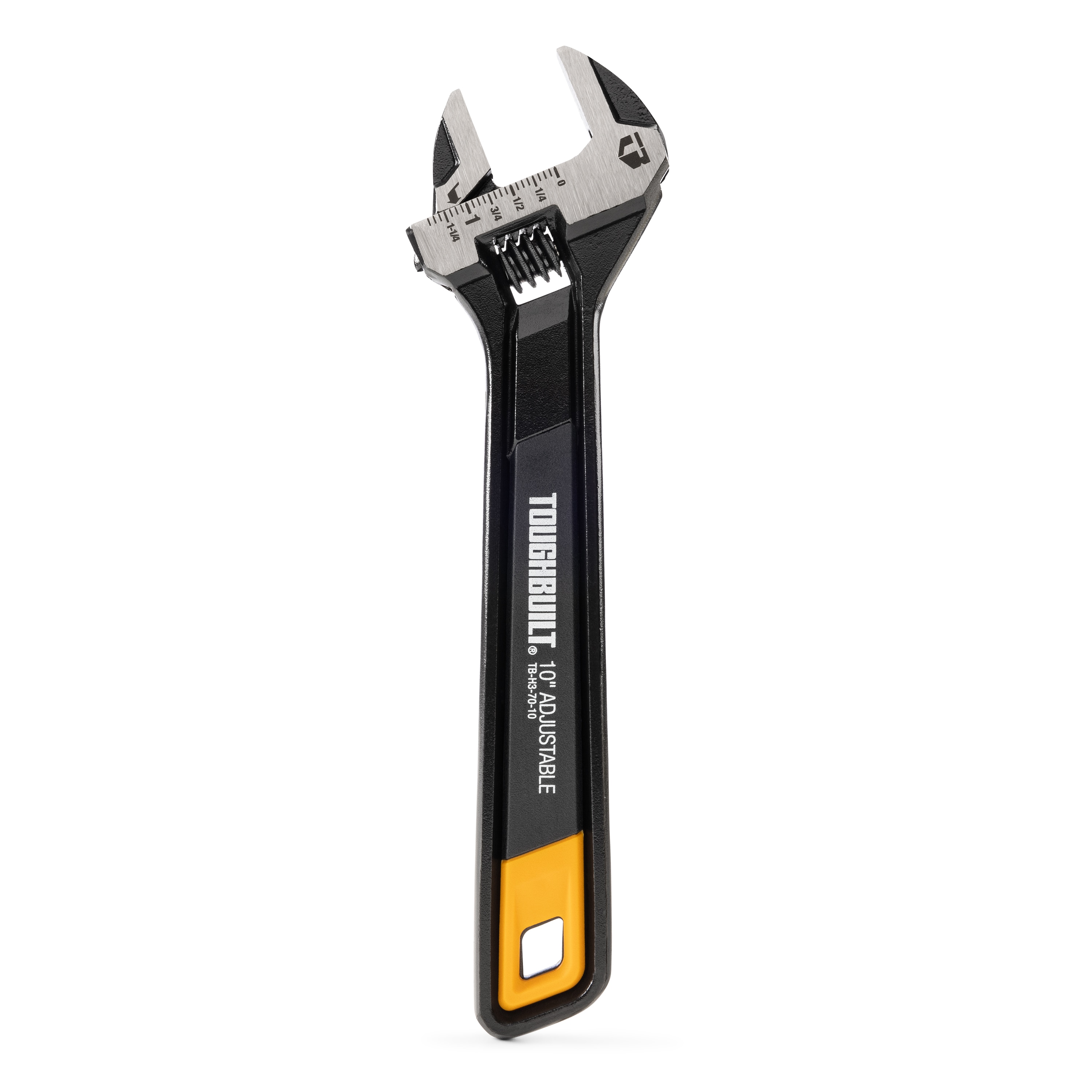 TOUGHBUILT 10-in Chrome Vanadium Steel Adjustable Wrench in the 