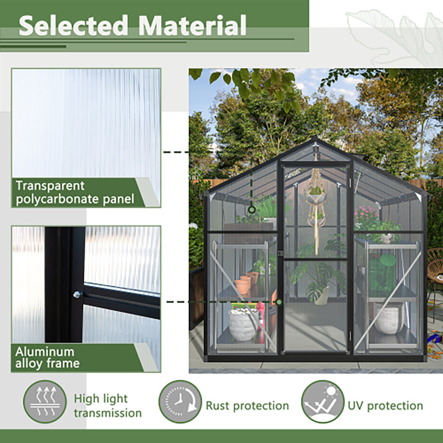 GZMR GM-W2500 greenhouses - View #8