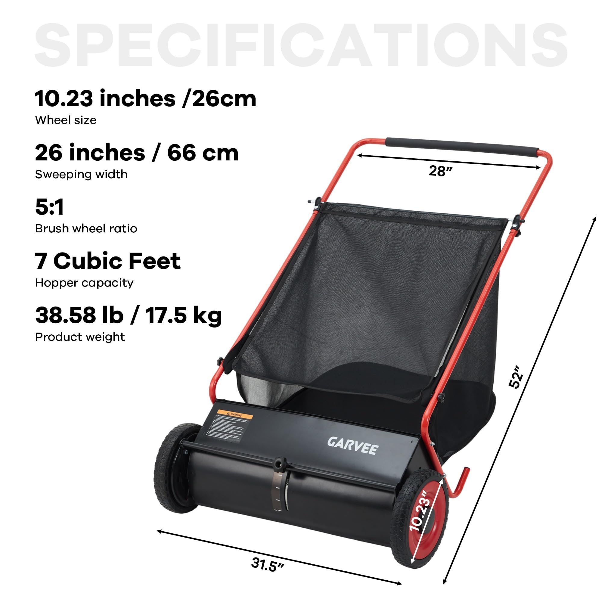 DEXSO ENCOREPPGBA14156 lawnsweeper - View #2