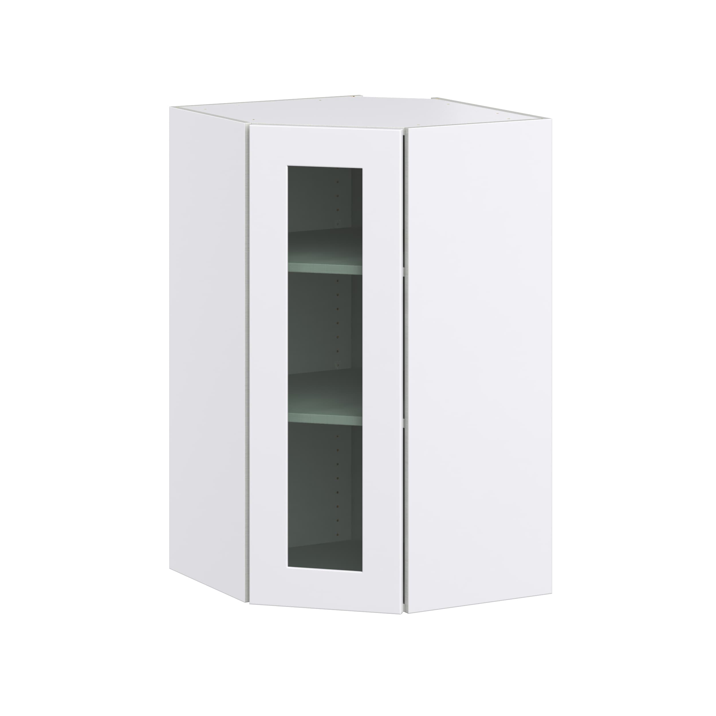 Hugo&Borg Jolie 24-in W x 40-in H x 14-in D Warm White Wall Fully Assembled Cabinet (Recessed Panel Shaker Door Style)