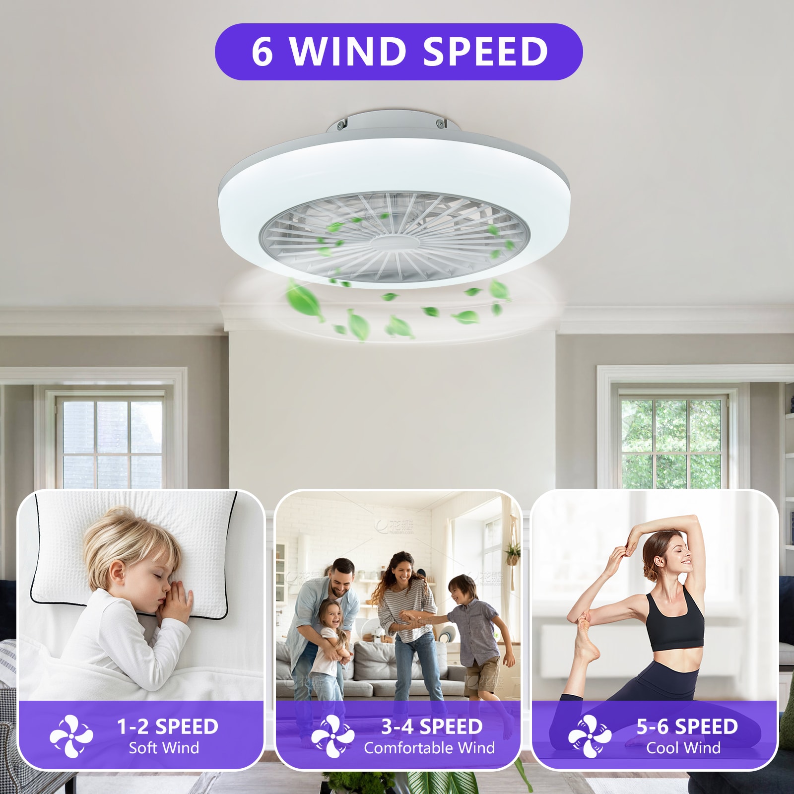GlasFlength LW-CF-072 Ceiling-Fans - View #8