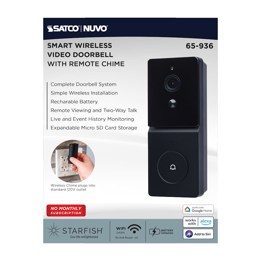 Nuvo Lighting 65/936 Video-Doorbells - View #4