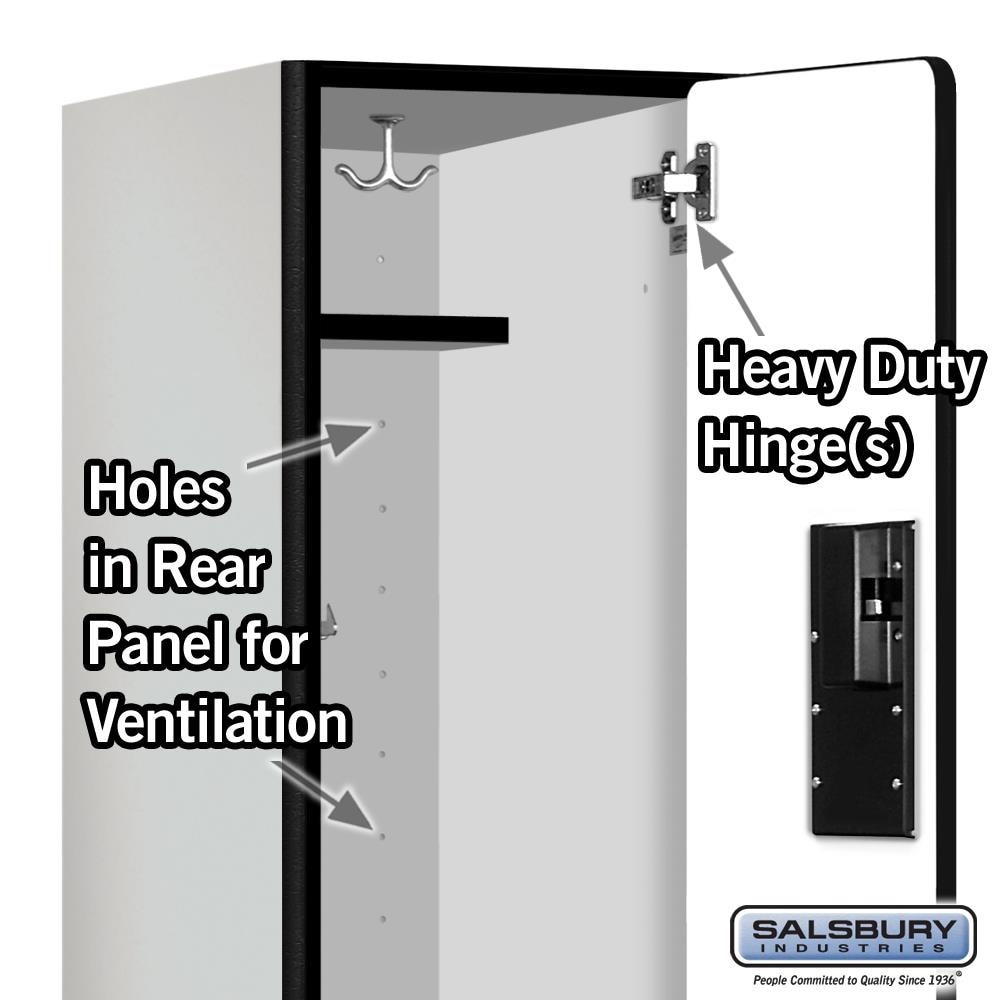 SALSBURY INDUSTRIES 32158GRY Storage-Lockers - View #4
