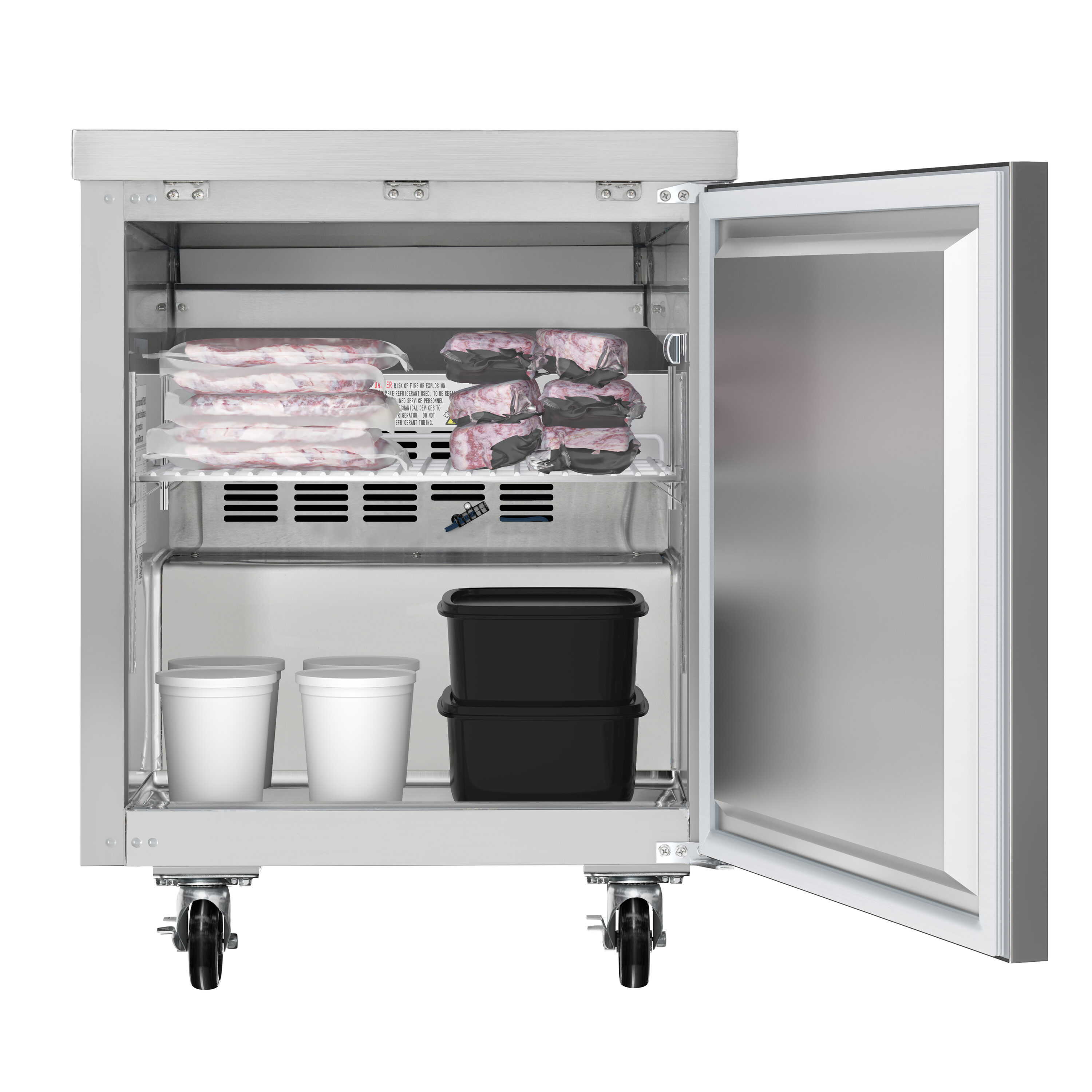 KoolMore LOW-KM-UCF-1DSS Commercial-Freezers - View #5