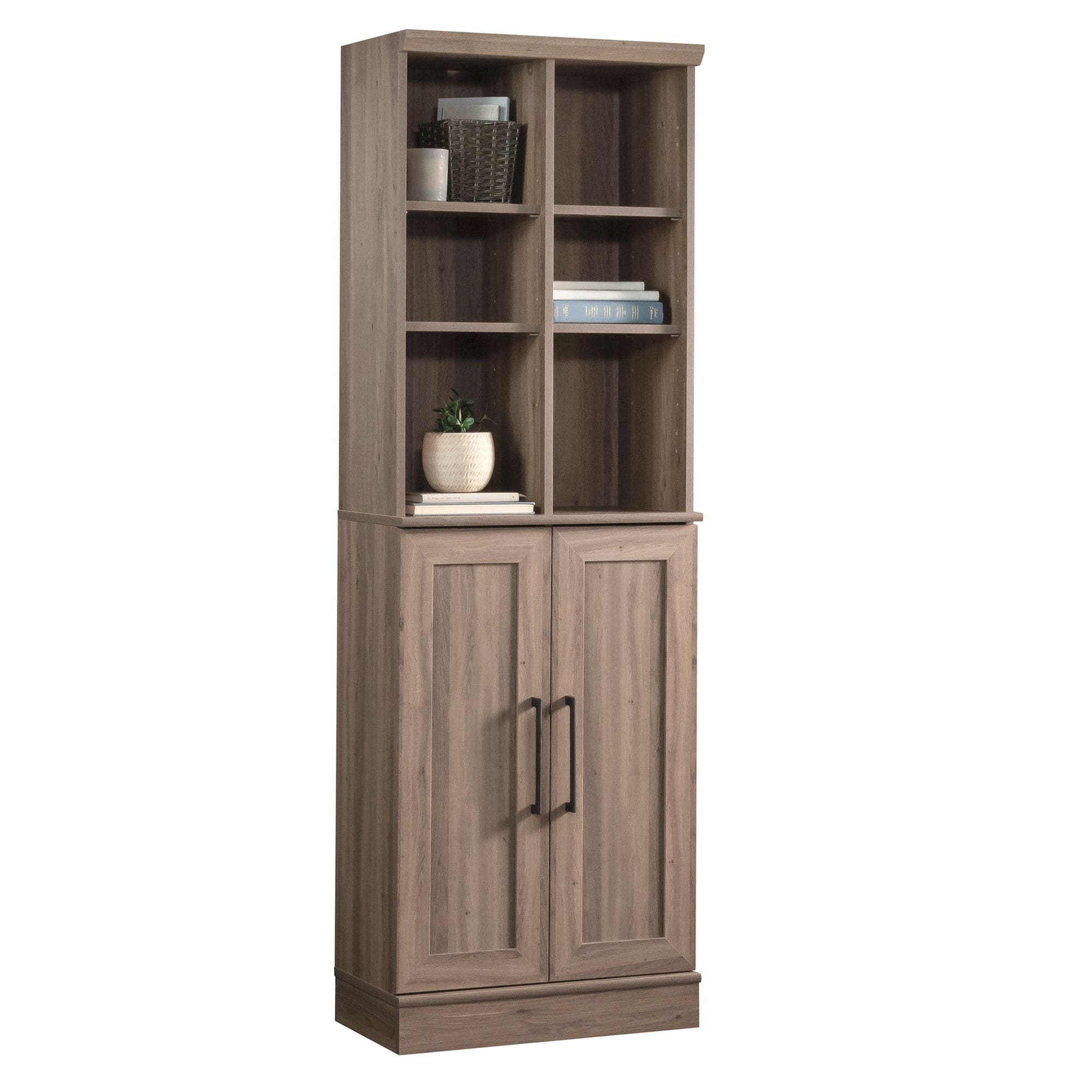  HomePlus Storage Cabinet Salt Oak finish