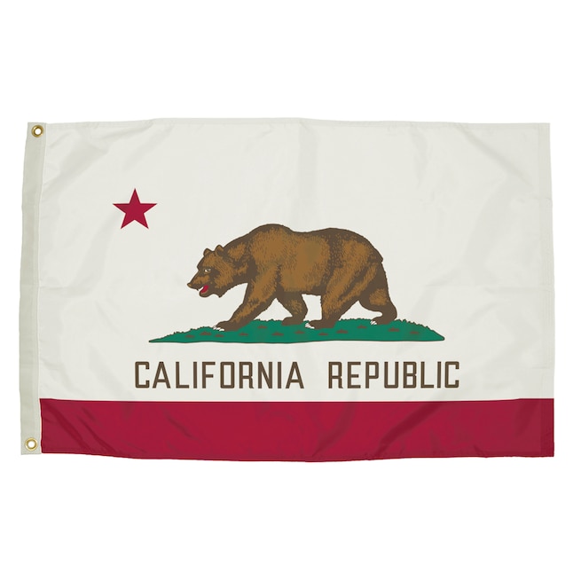 California State Black & Grey Variant 5'x3' Flag LAST FEW 
