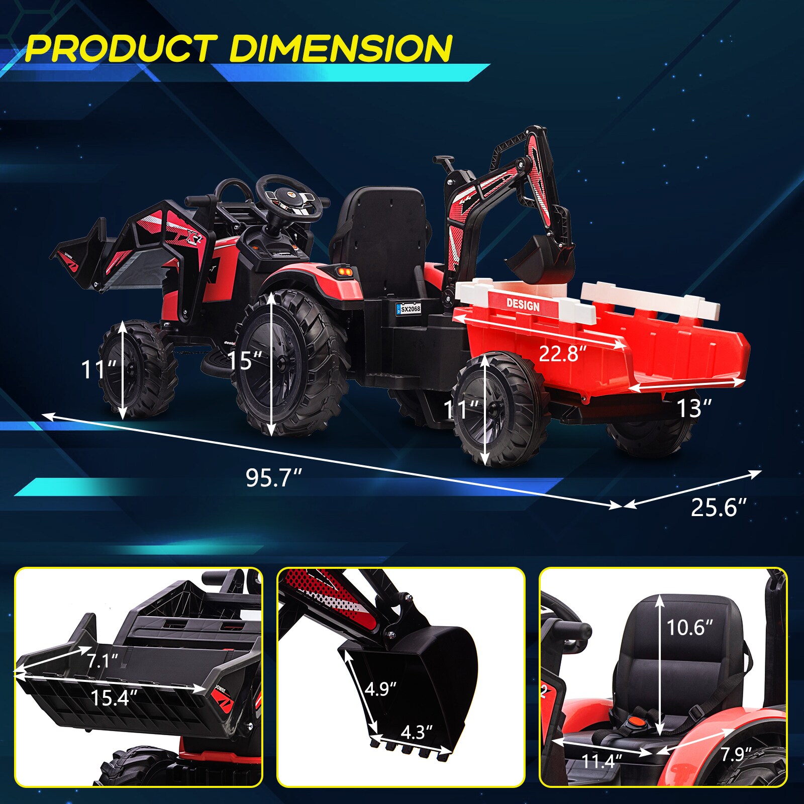 Der Rose RIDE ON CAR-003010 Play-Toys - View #6