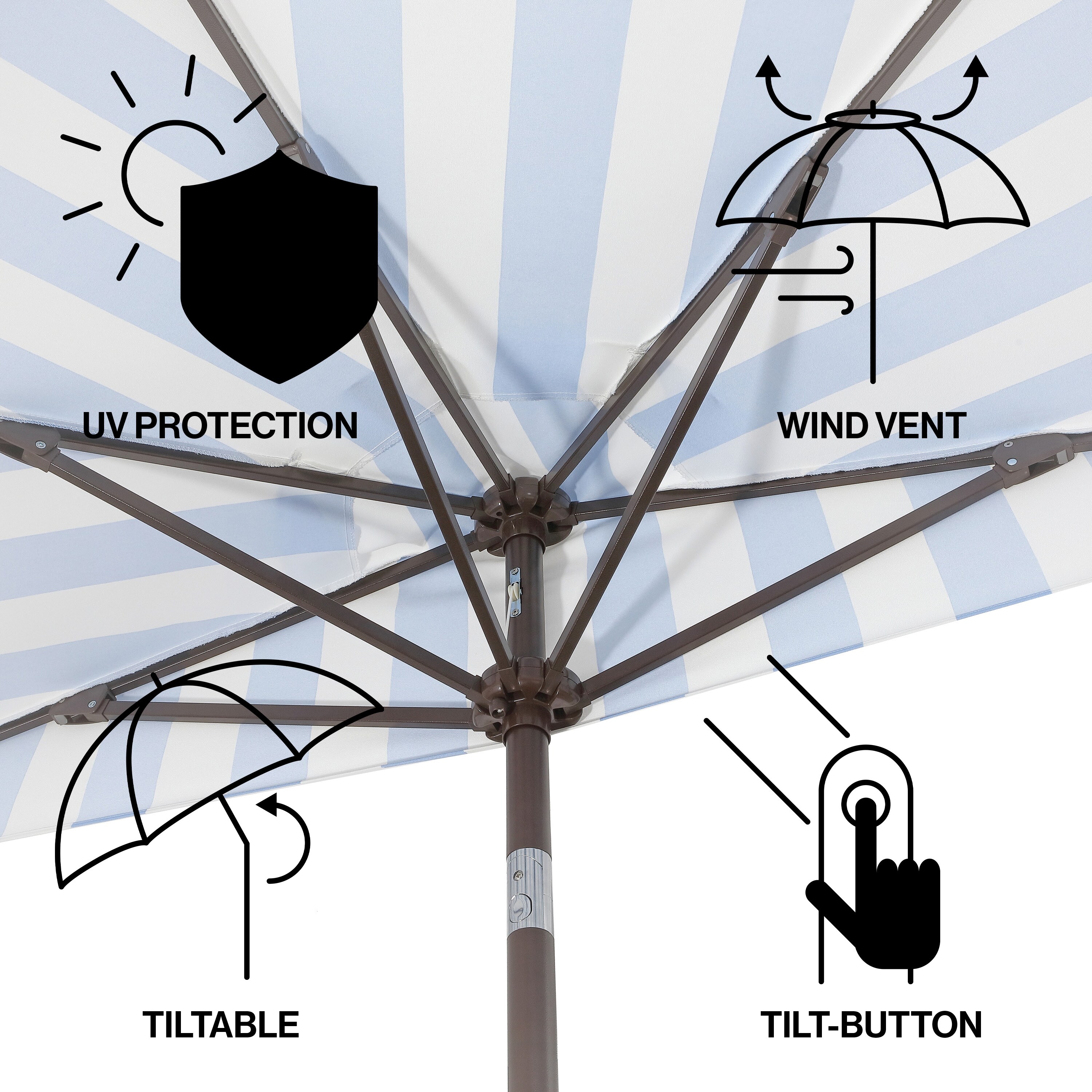 JONATHAN  Y UMB1201C Umbrellas-2 - View #3