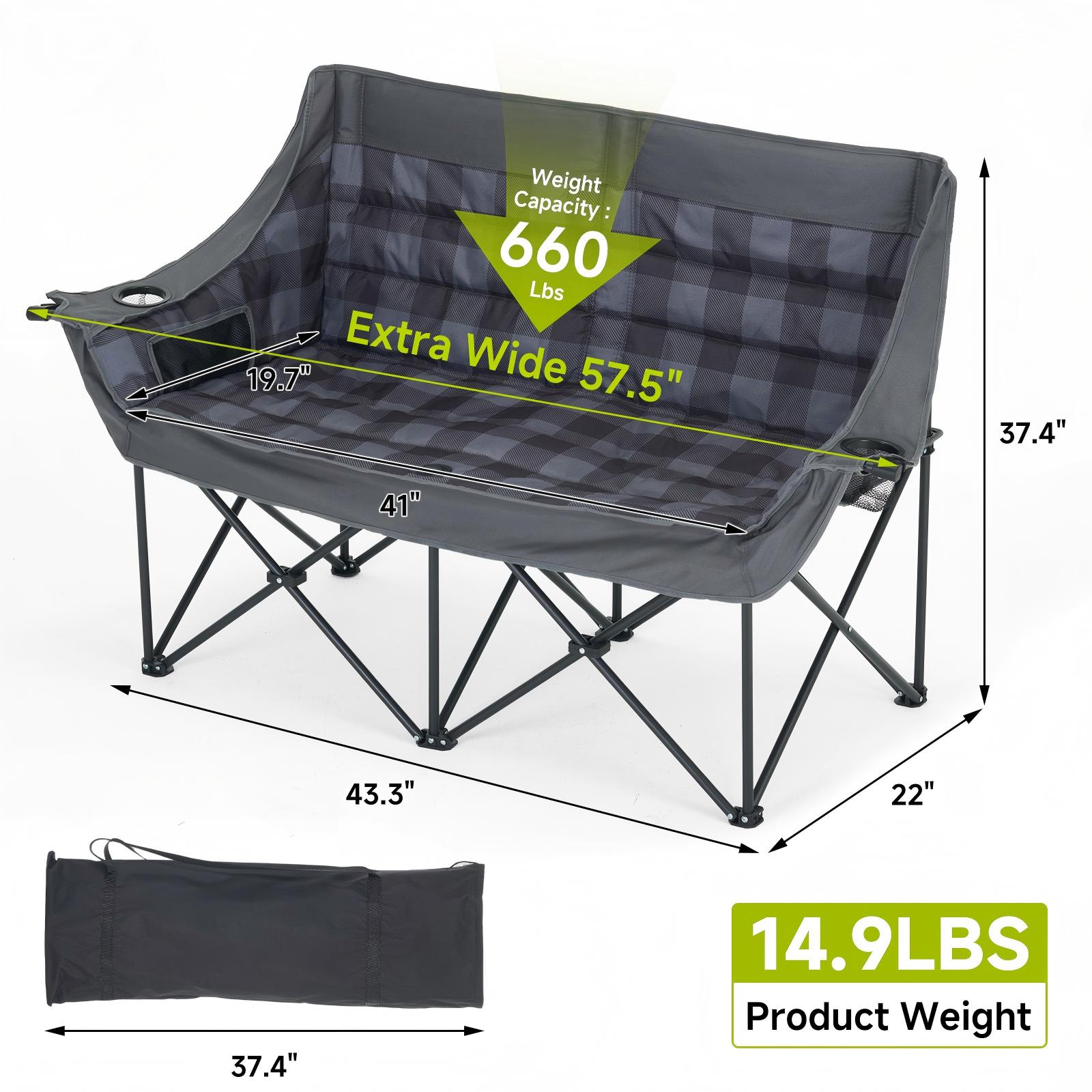 Esazn HWLYY-Y-GY-H-LYU Beach-Camping-Chairs - View #2