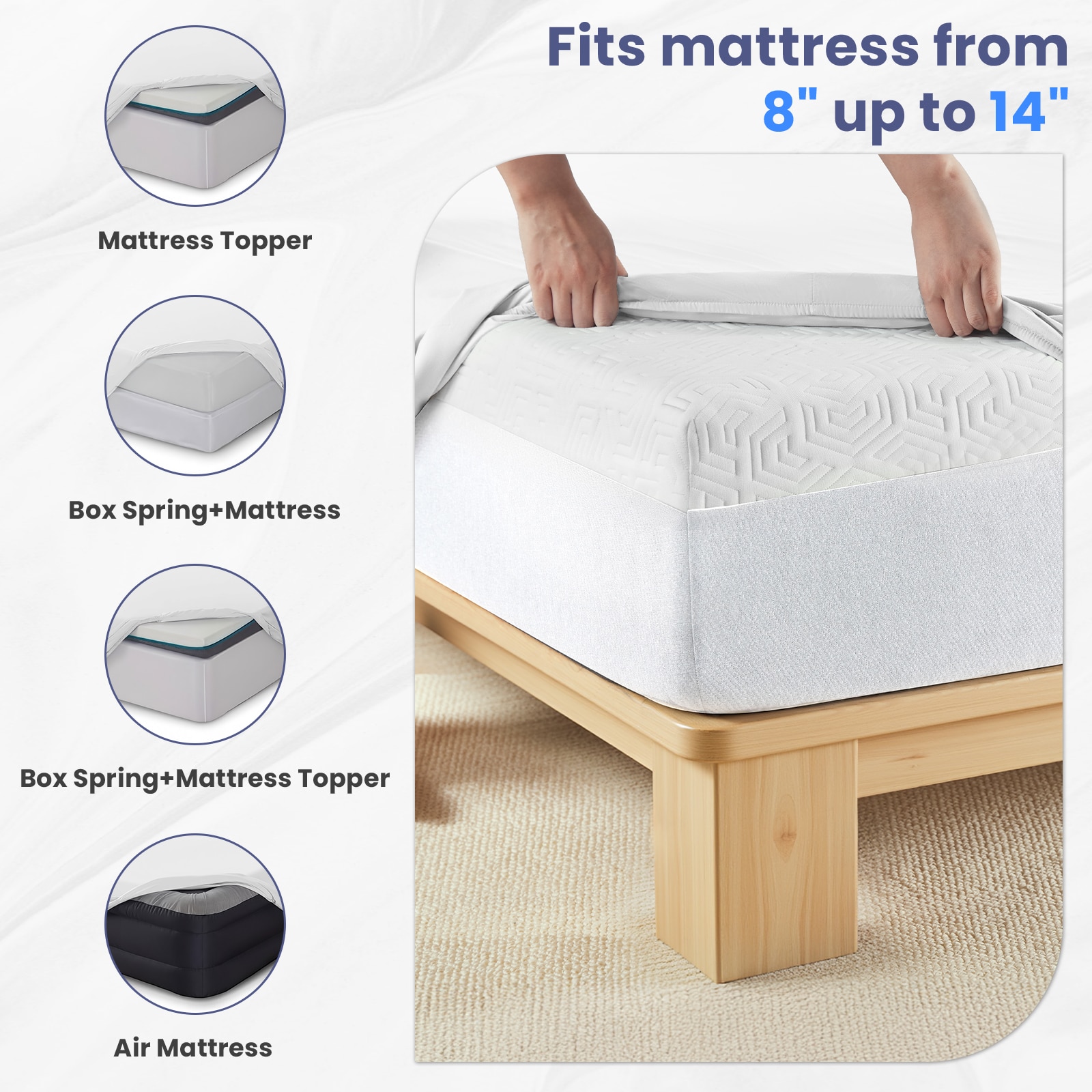 Serwall TMCD4P-WH-K3P bedding - View #2