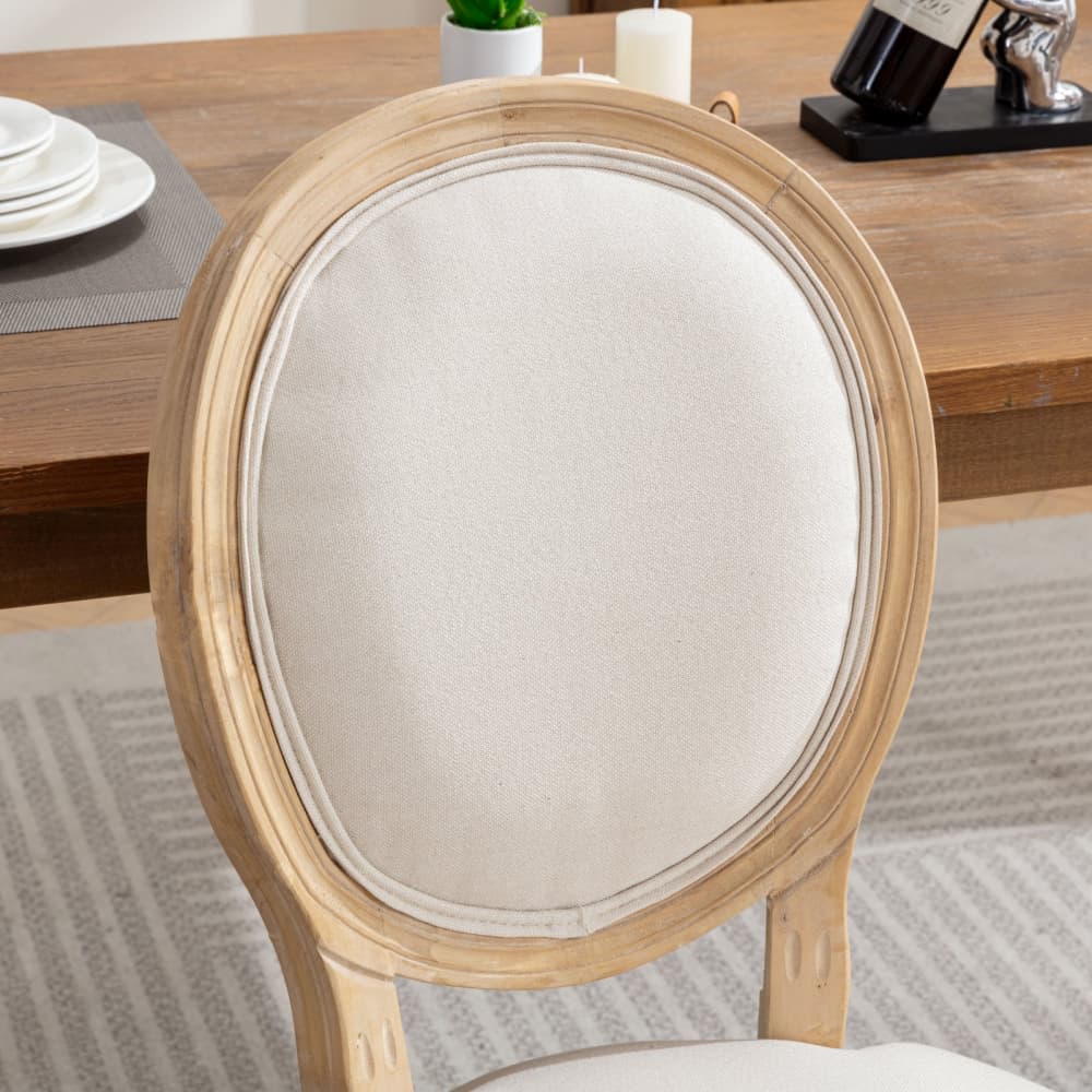 Maison Boucle BRIA-CHAIR-BEIGE Dining-Chairs - View #7