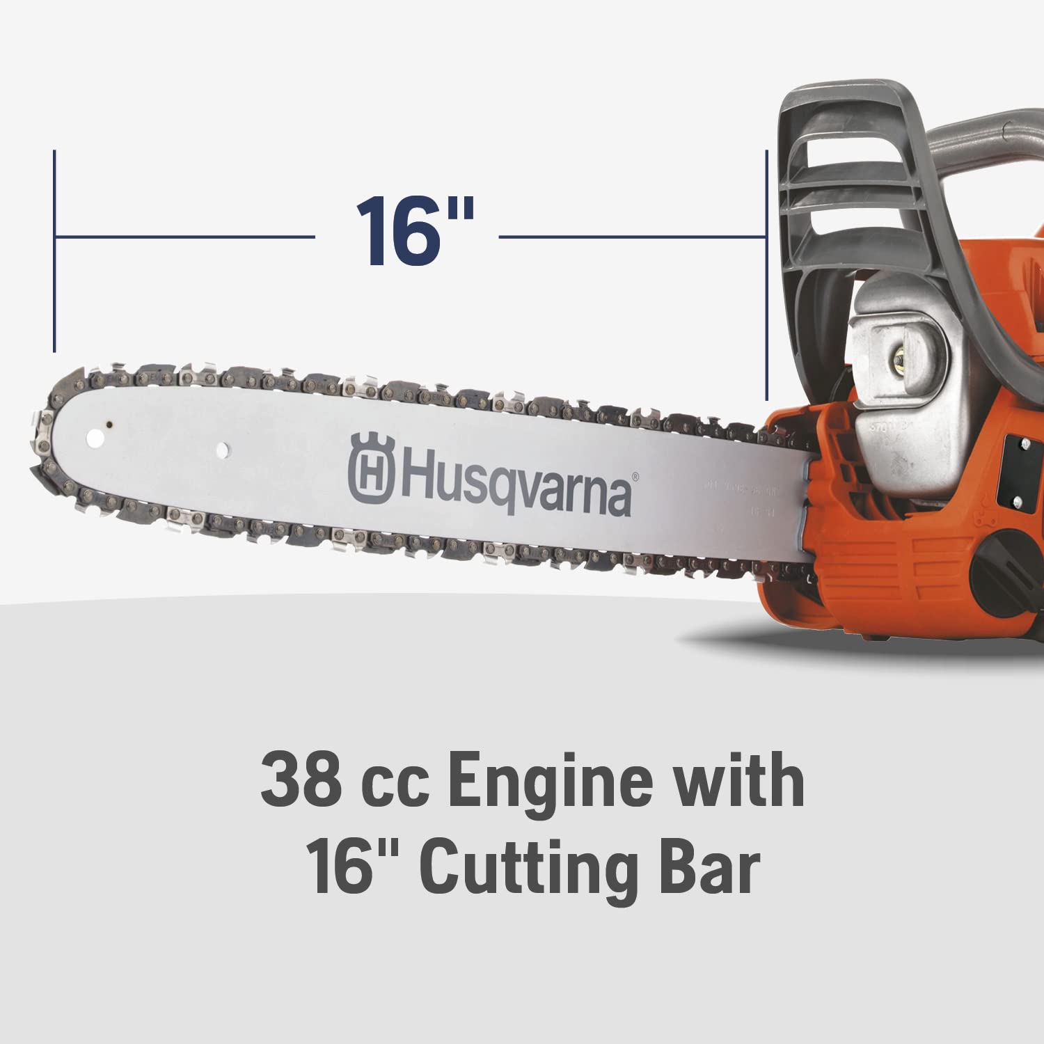 Husqvarna 135 Mark II 16 in Gas Chainsaw 38 cc X-Torq 2.1 HP in