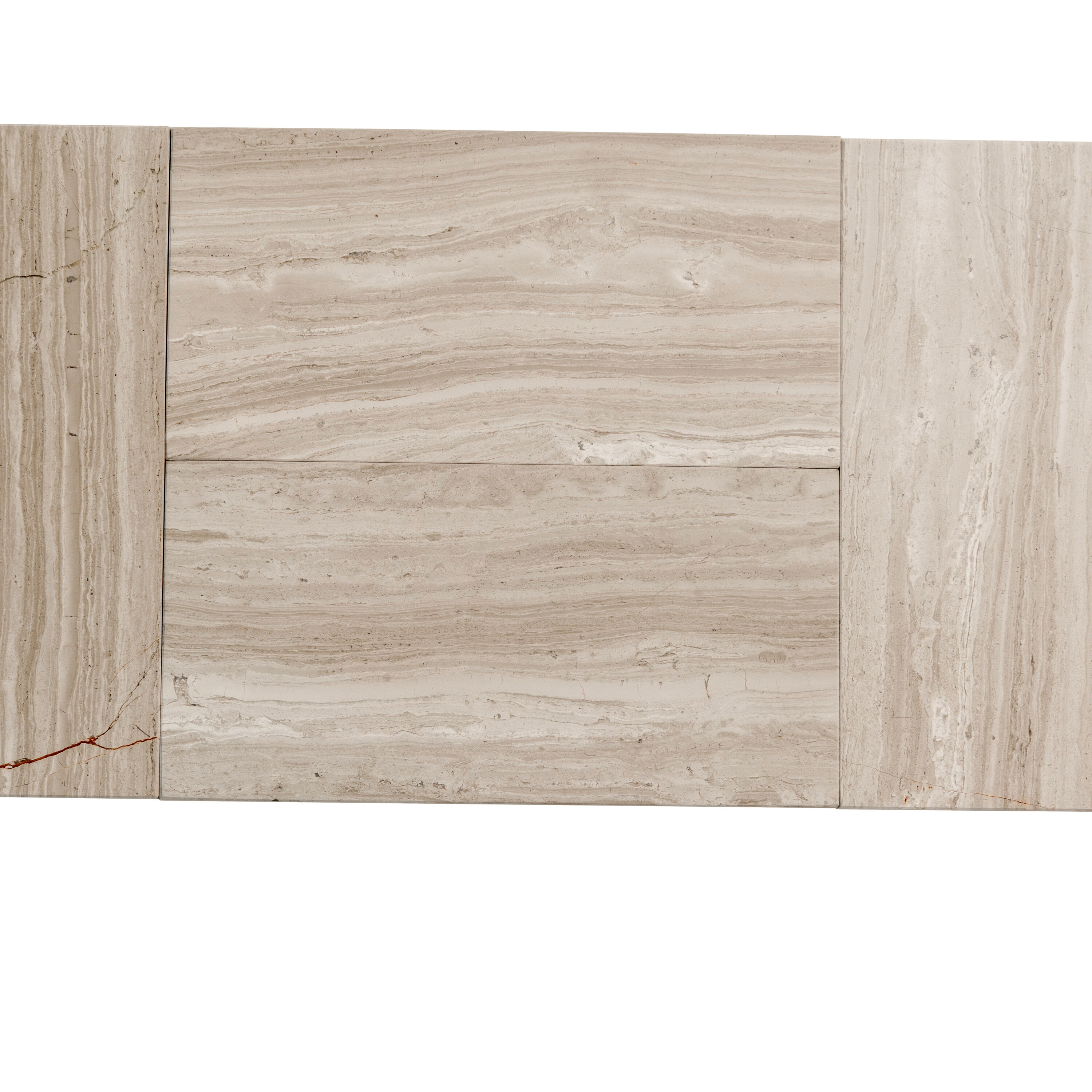 Apollo Tile APLFGR8836PASAMPLE (Sample) Floor and Wall Tile Wooden Gray 3-in x 6-in Polished Marble Subway Thinset Mortar Floor and Wall Tile