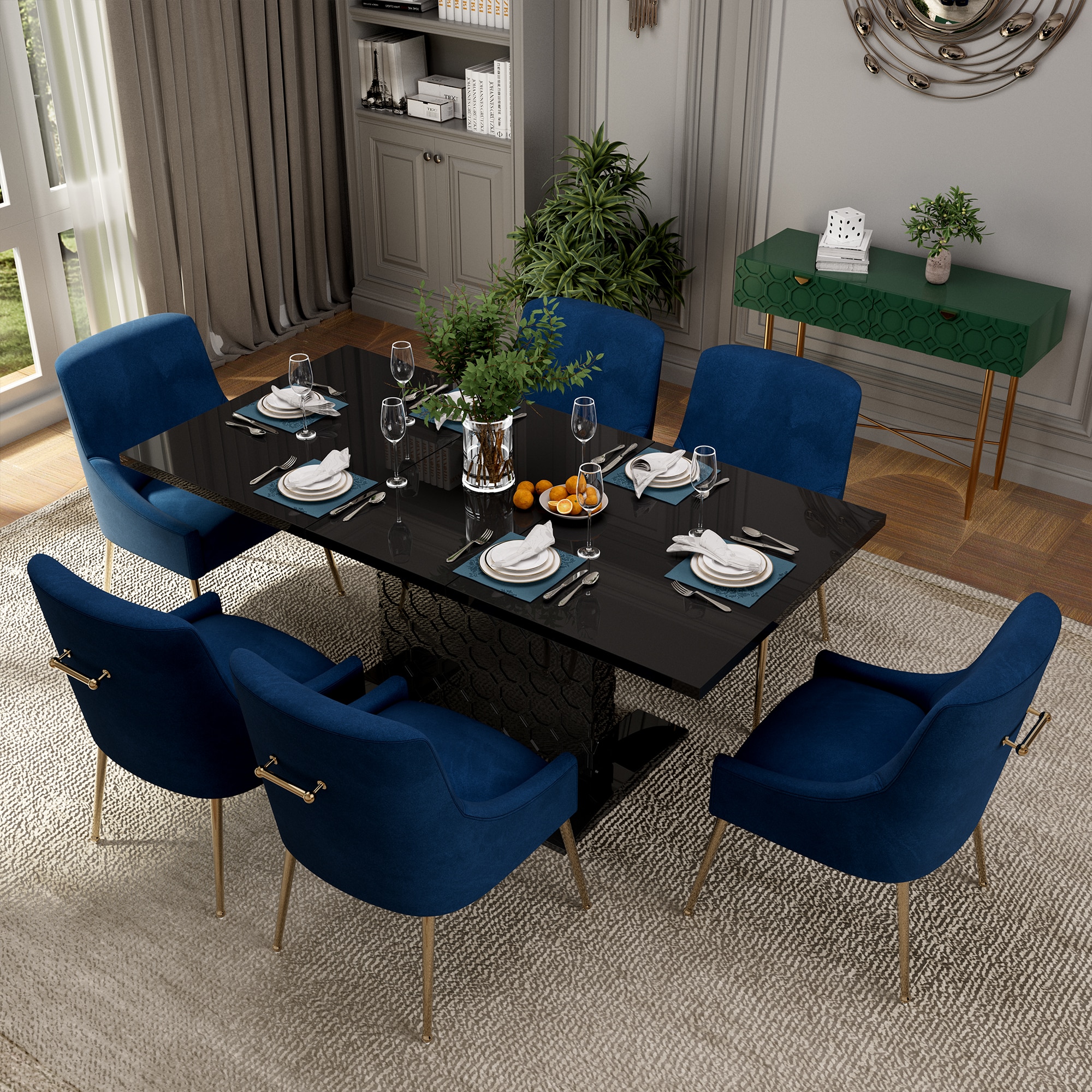 Clihome CL-ST1-BK700NY Dining-Sets - View #3