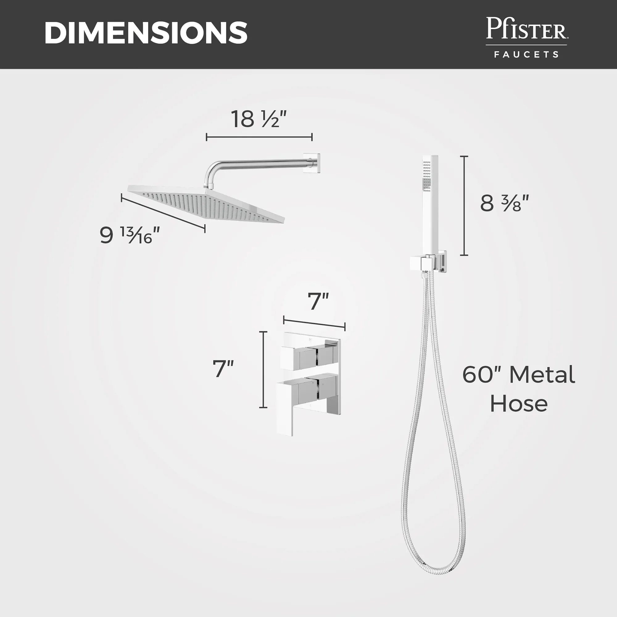 Pfister 8P8-WS2-SDMTSC Tub-Shower-Faucets - View #3