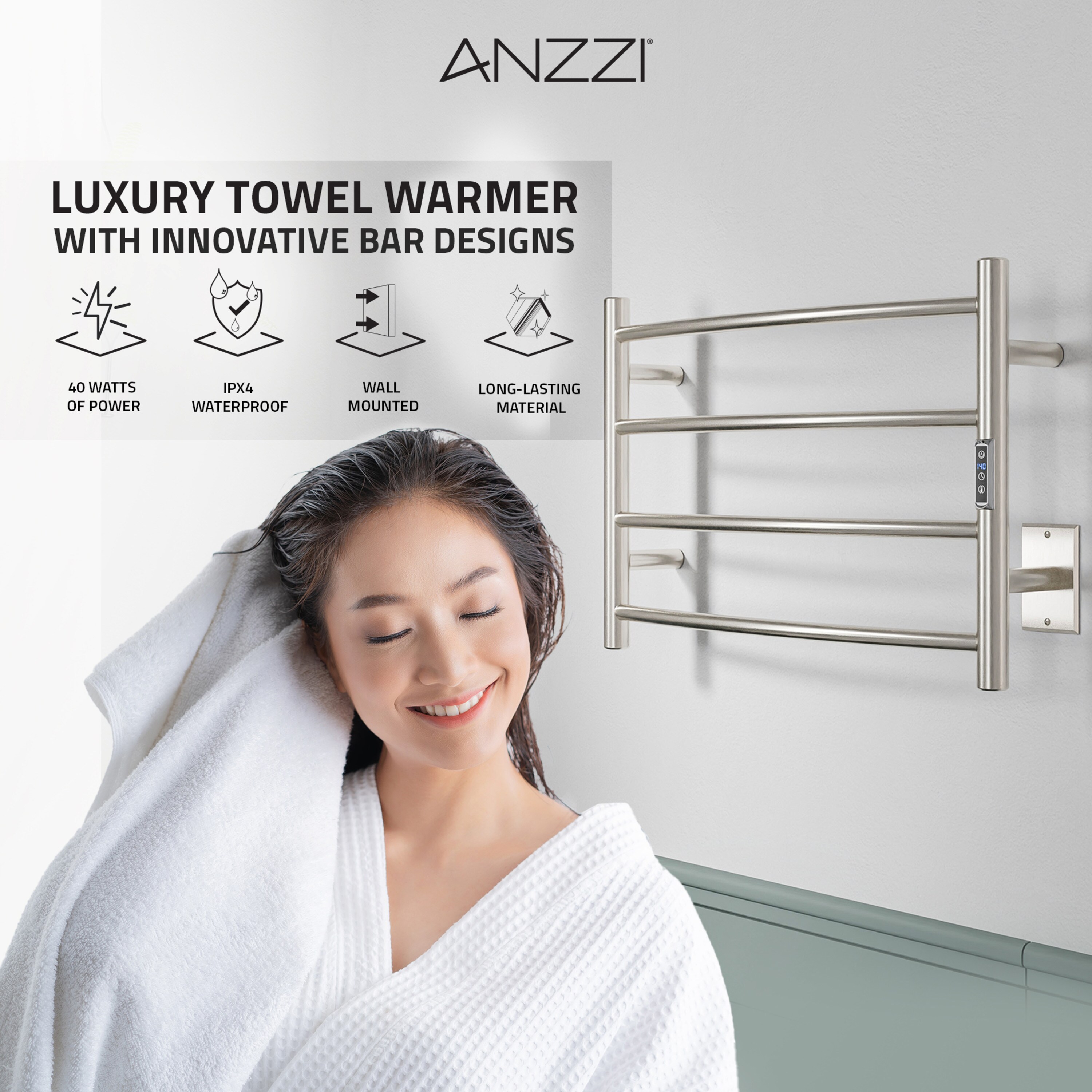 ANZZI TW-AZ018BN Towel-Warmers - View #8