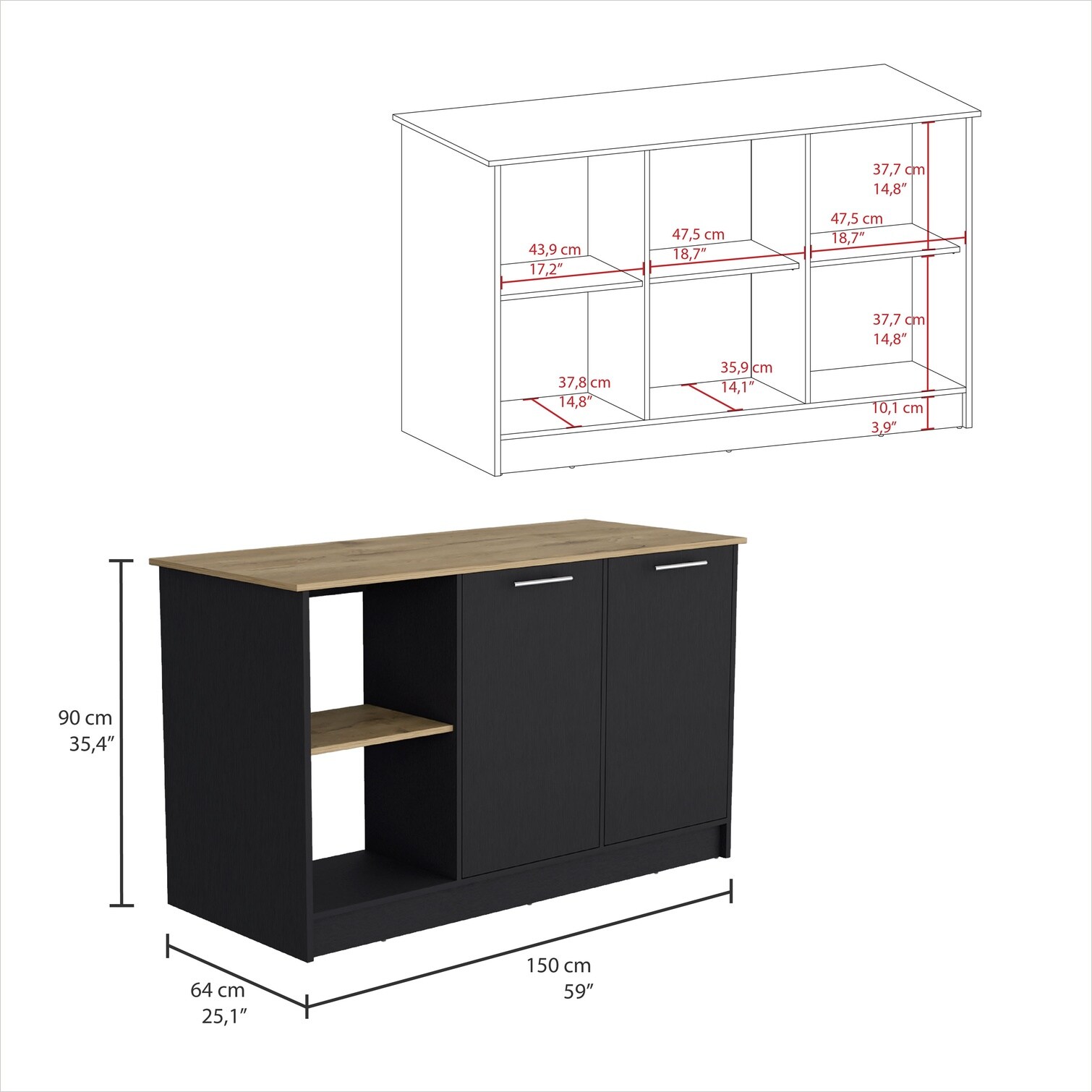 Naturefalls 4XT3C6VZBNUY Kitchen-Furniture - View #7