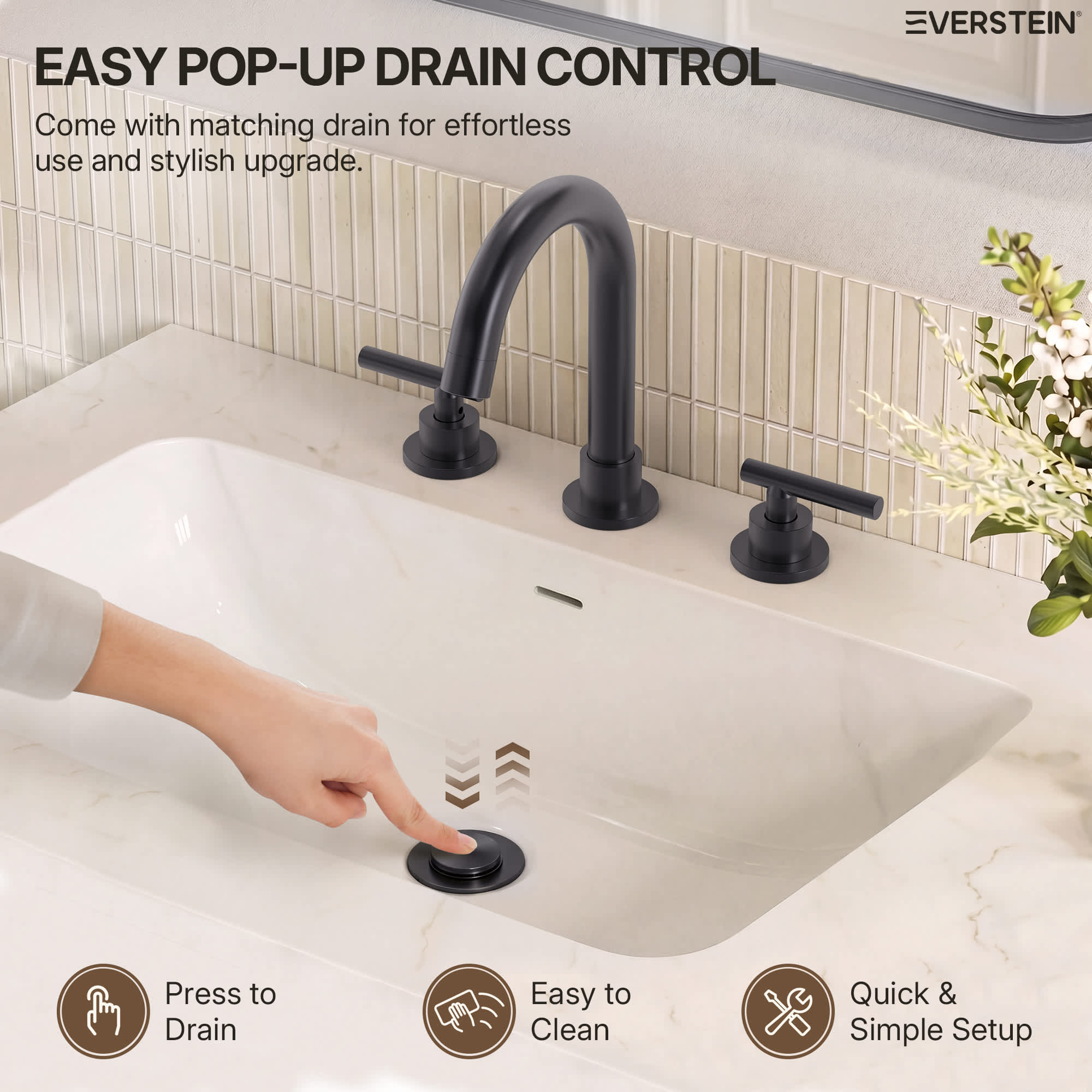 EVERSTEIN SFS-1112-GG Lavatory-Faucets - View #9
