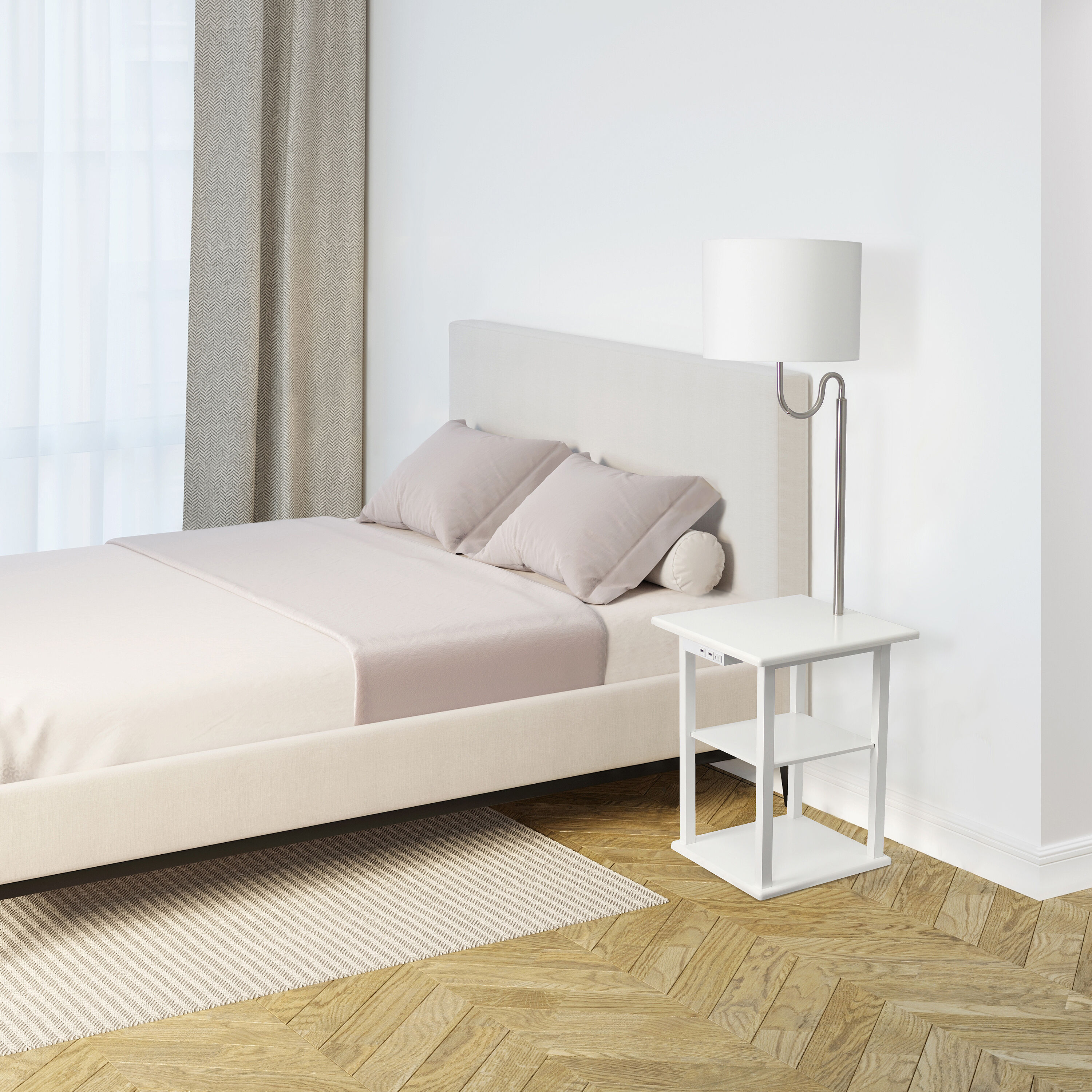 Simple Designs LF2016-WHT floorlamps - View #5
